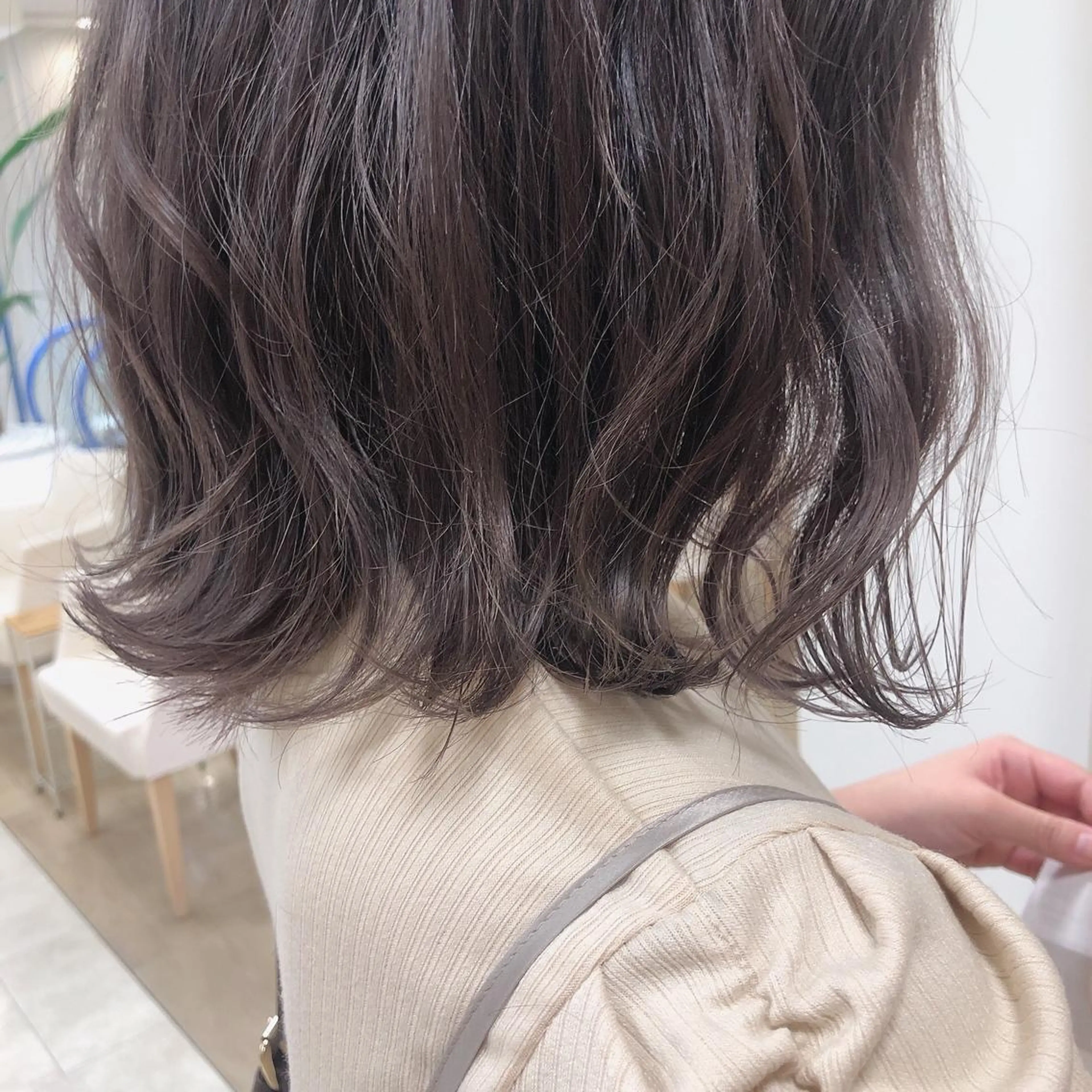 ミディアム カラー グレージュ ラベンダーカラー ラベンダーグレージュ ラベンダーグレー ピンクカラー ヘアカラー トリートメント 似合わせ.ﾍｱｾｯﾄ 得意🌹井上美沙のヘアスタイル