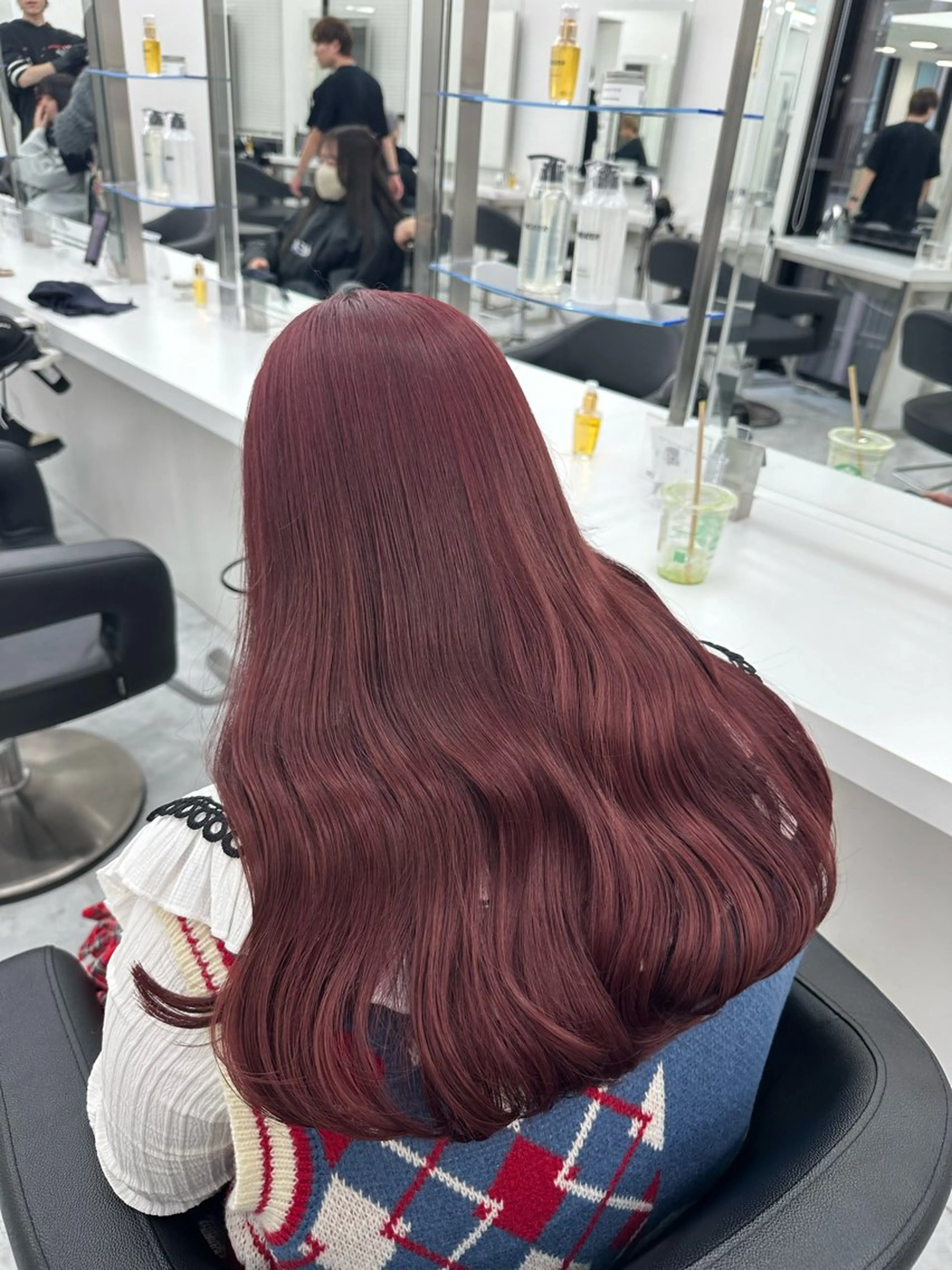 ロング ヘアカラー トリートメント ヘッドスパ ヘアセット rio🧚🏻‍♀️ 暖色/グレージュのヘアスタイル