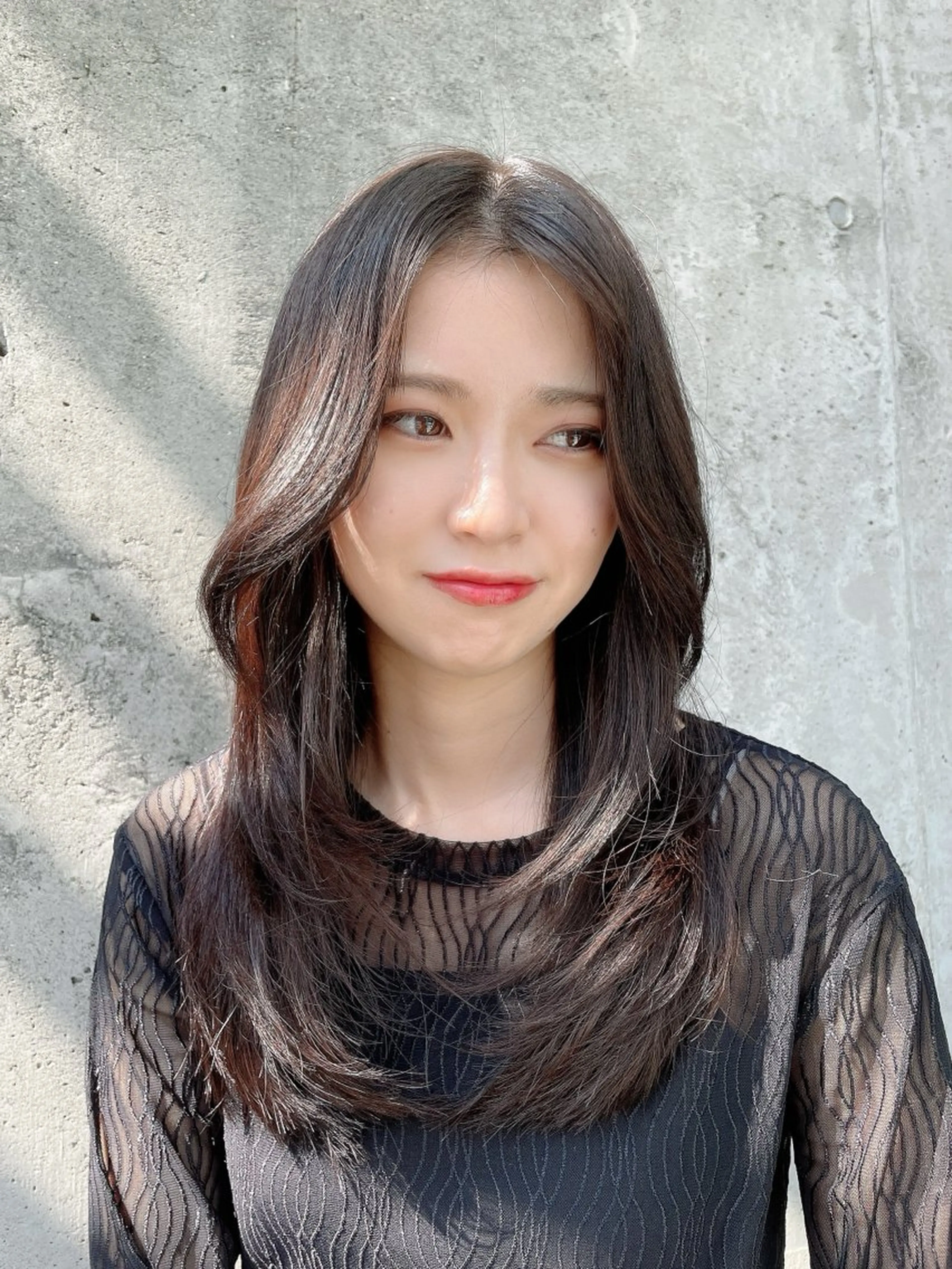 ロング レイヤーカット カット mono.所属・南茨/ヘッドスパ /カット/momoのヘアスタイル