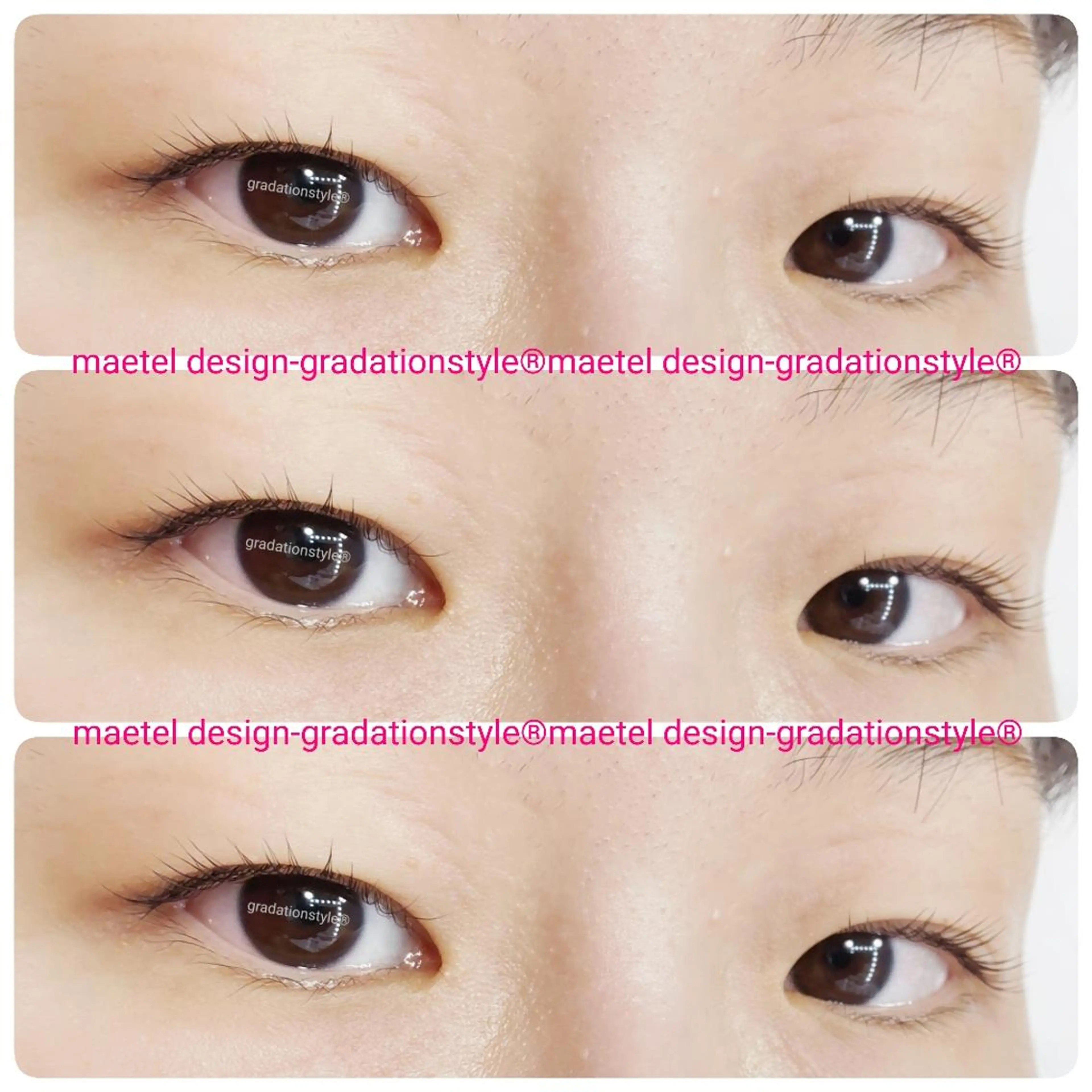 マツエク・マツパ キュート 🎼グラデーション スタイル札幌♫*⁠✧のマツエク・マツパデザイン