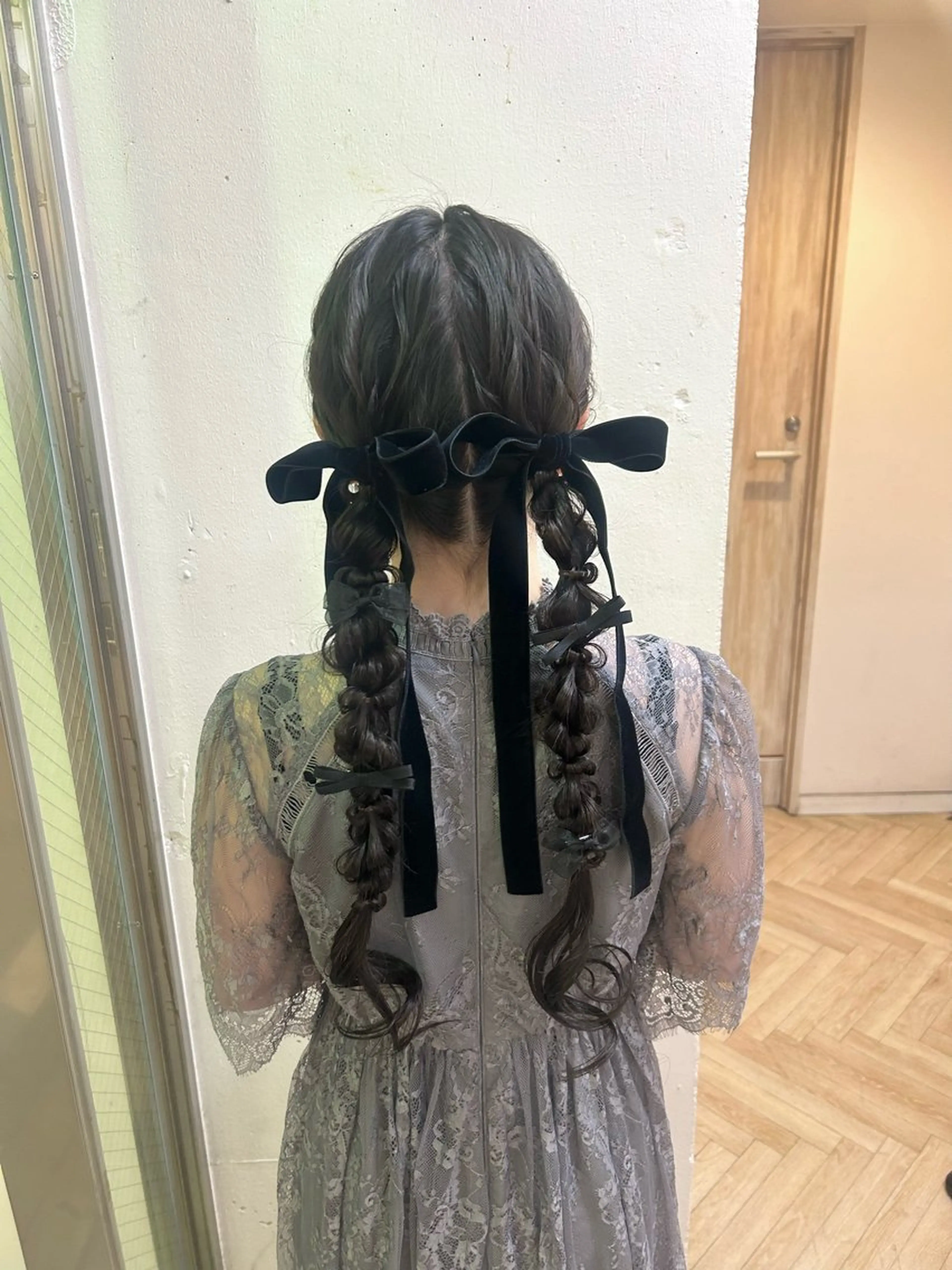 ヘアアレンジ ヘアセット ♛︎ きっか ♛︎ ヘアアレンジ🩵のヘアスタイル