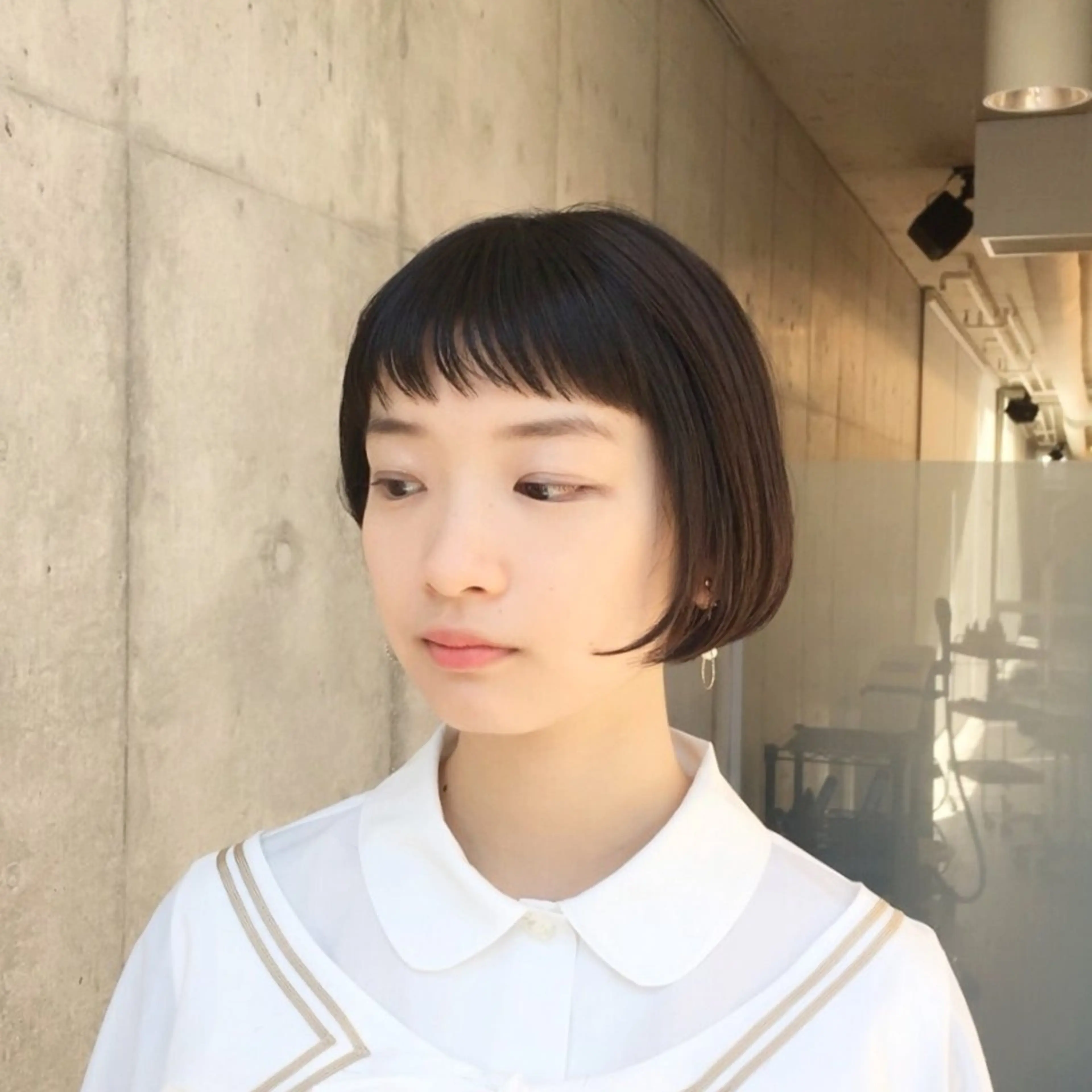 似合わせ前髪カットの写真