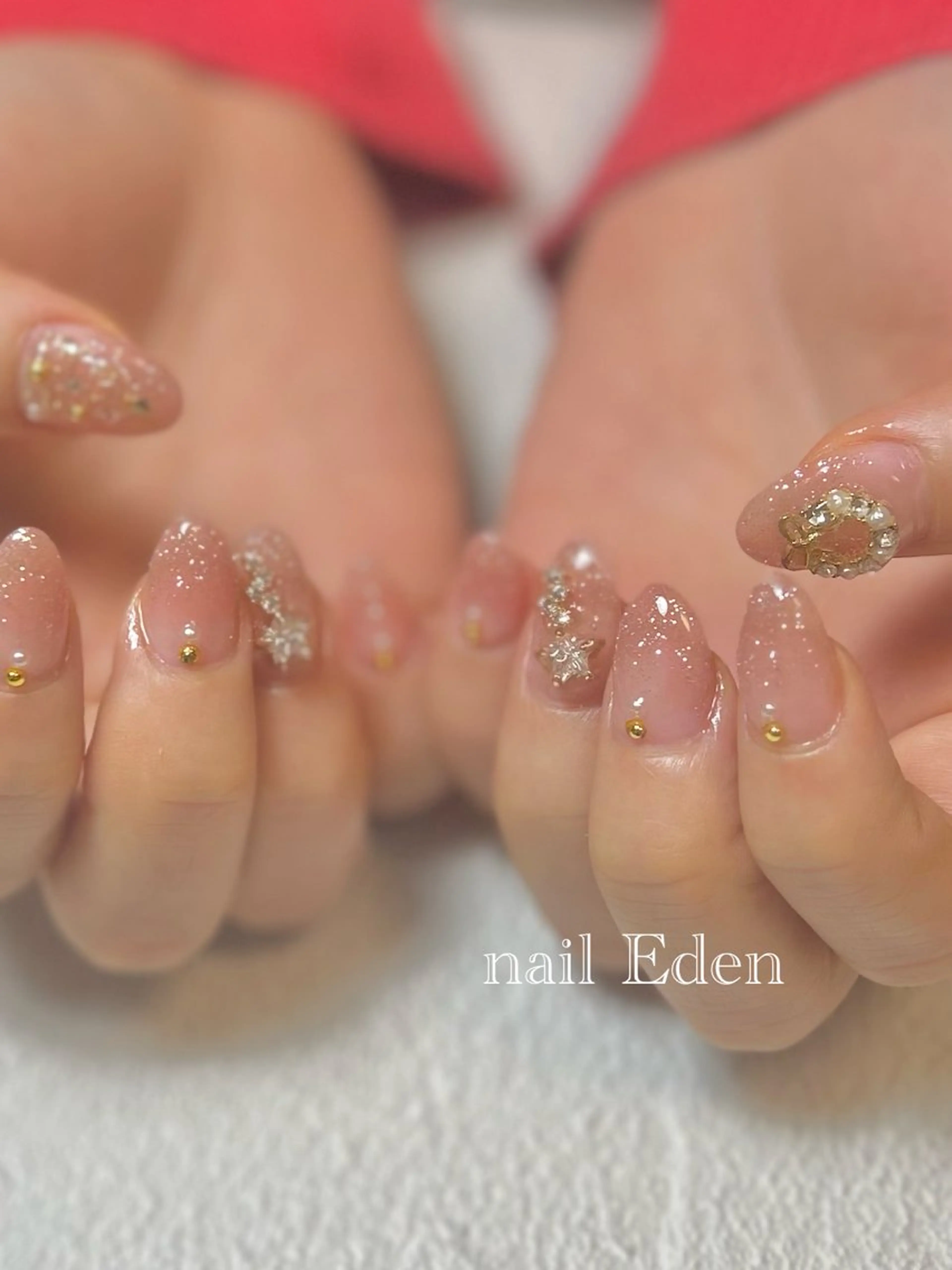 ネイル 持ち込み ハンドネイル ハンドケア Eden　private nail saron所属・Eden ♾️のネイルデザイン