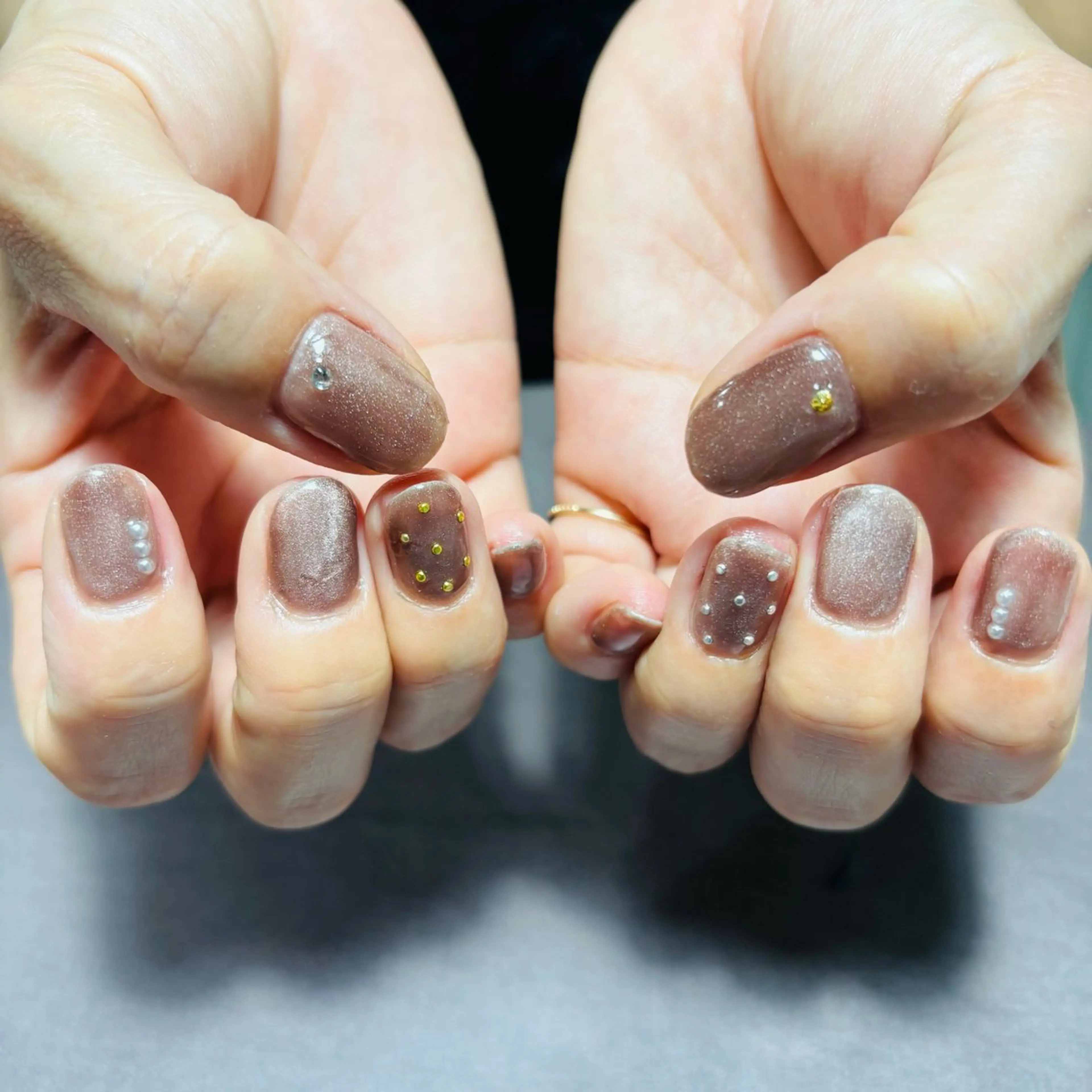 ネイル マグネットネイル Nail&Spa SeaGlass所属・SeaGlass tomoのネイルデザイン