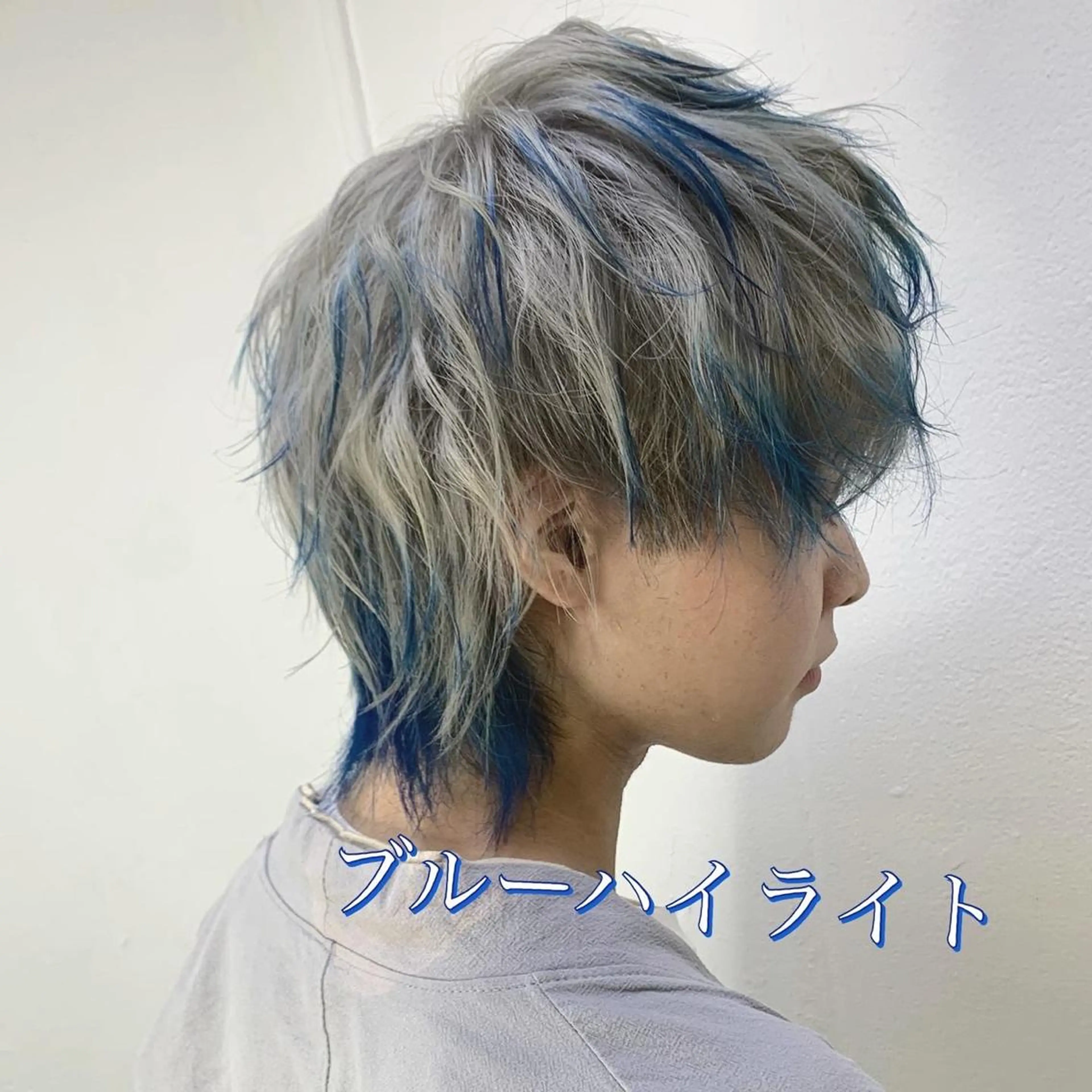 ショート カラー パーマ ヘアアレンジ メンズ メンズ人気NO,1 Genieジーニーのヘアスタイル