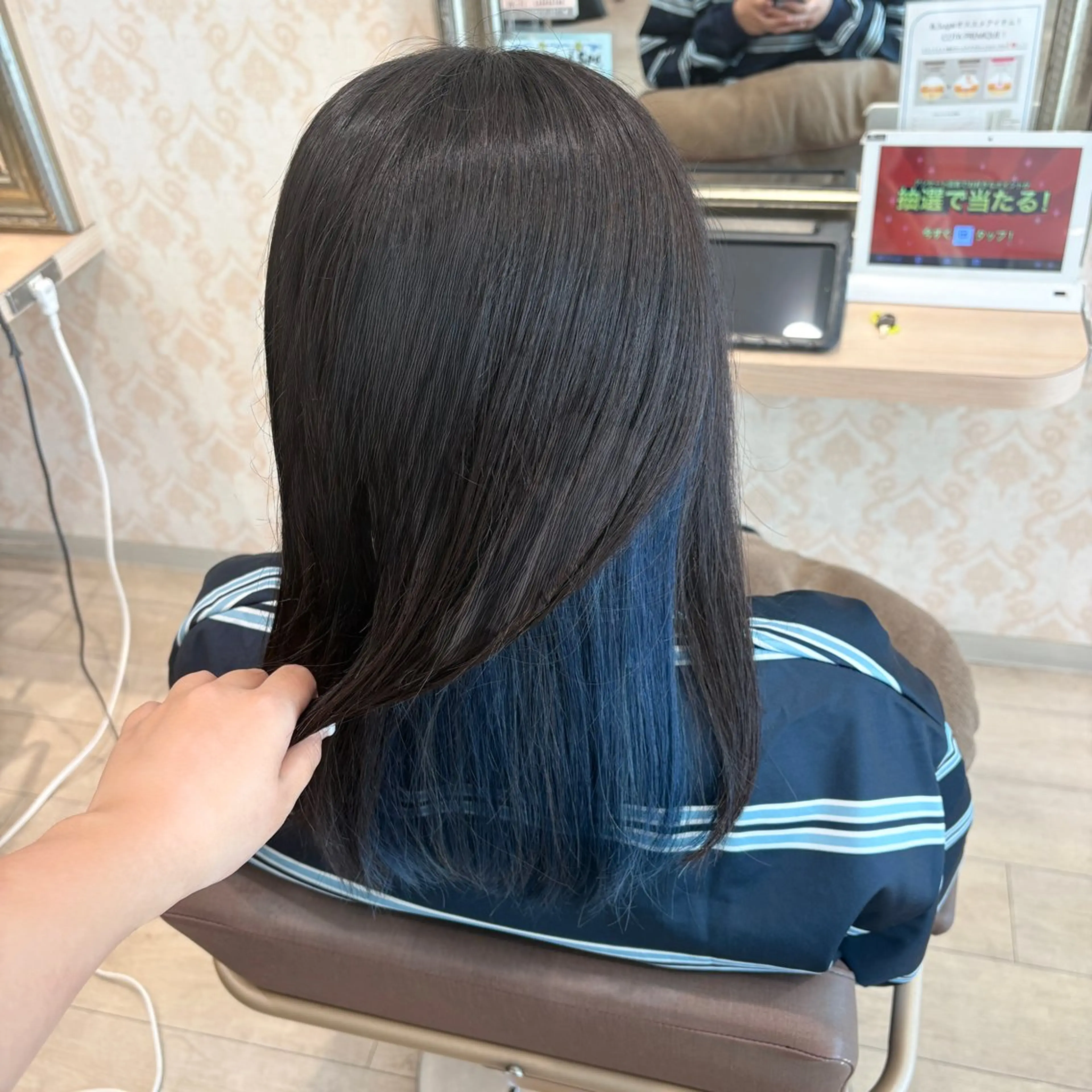 セミロング カット ヘアカラー 韓国ヘア🧸髪質改善 🧸きくちみさきのヘアスタイル