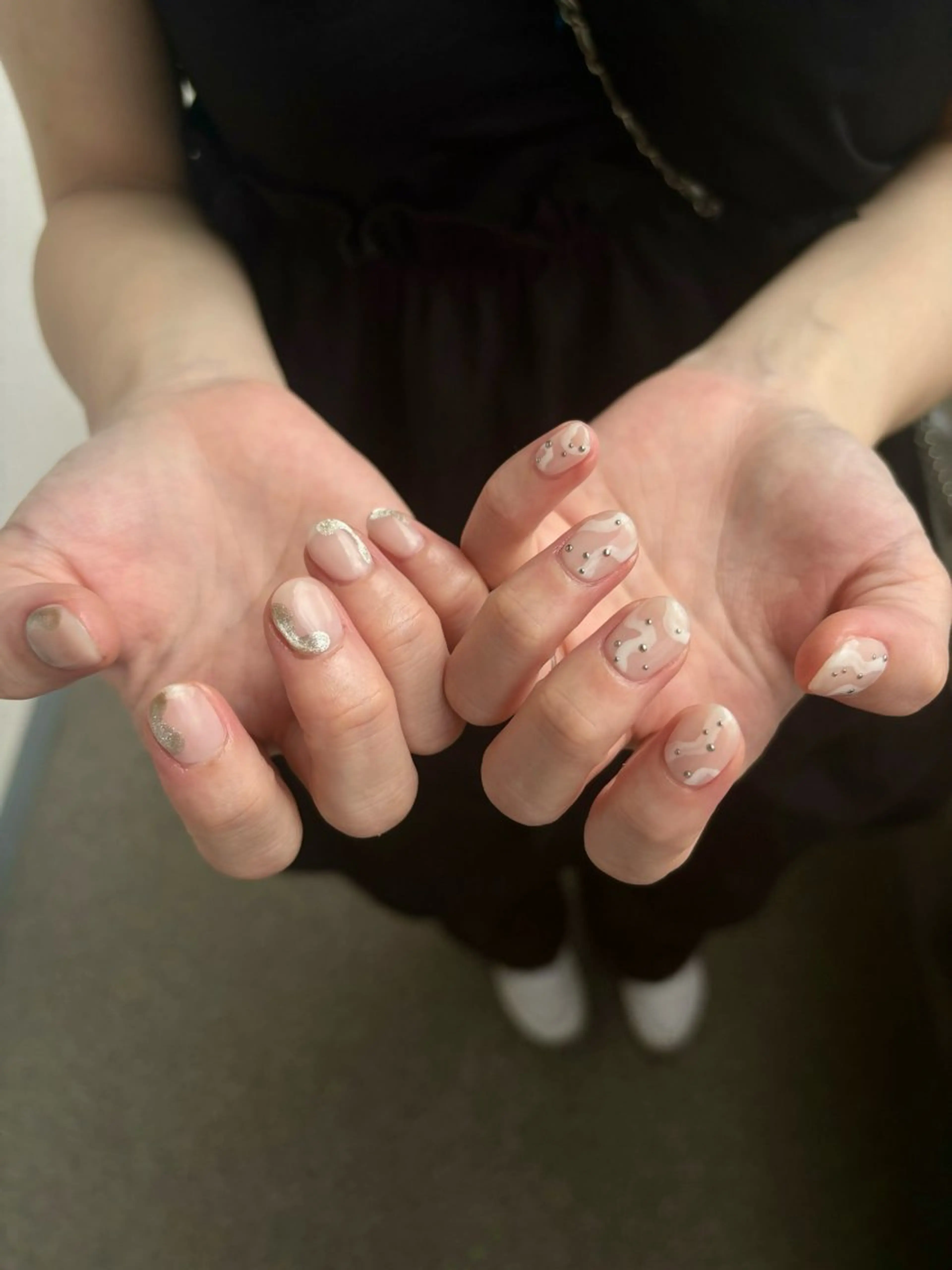 ネイル マグネットネイル ハンドネイル Ever Blue Nail Salonのネイルデザイン