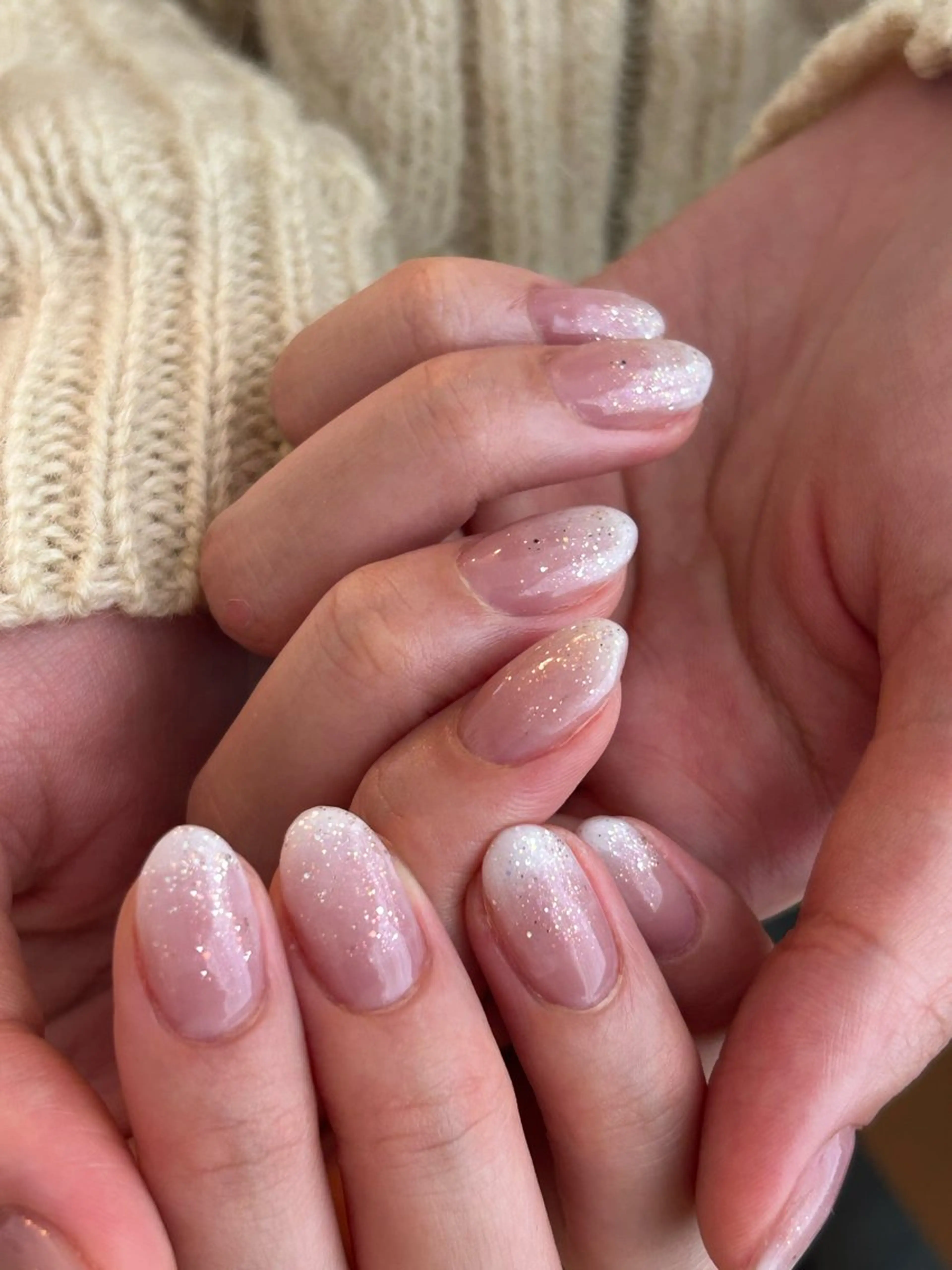 ネイル グラデーション ラメ(グリッター) ラメグラデーション ハンドネイル katarina🪐 filonnailのネイルデザイン