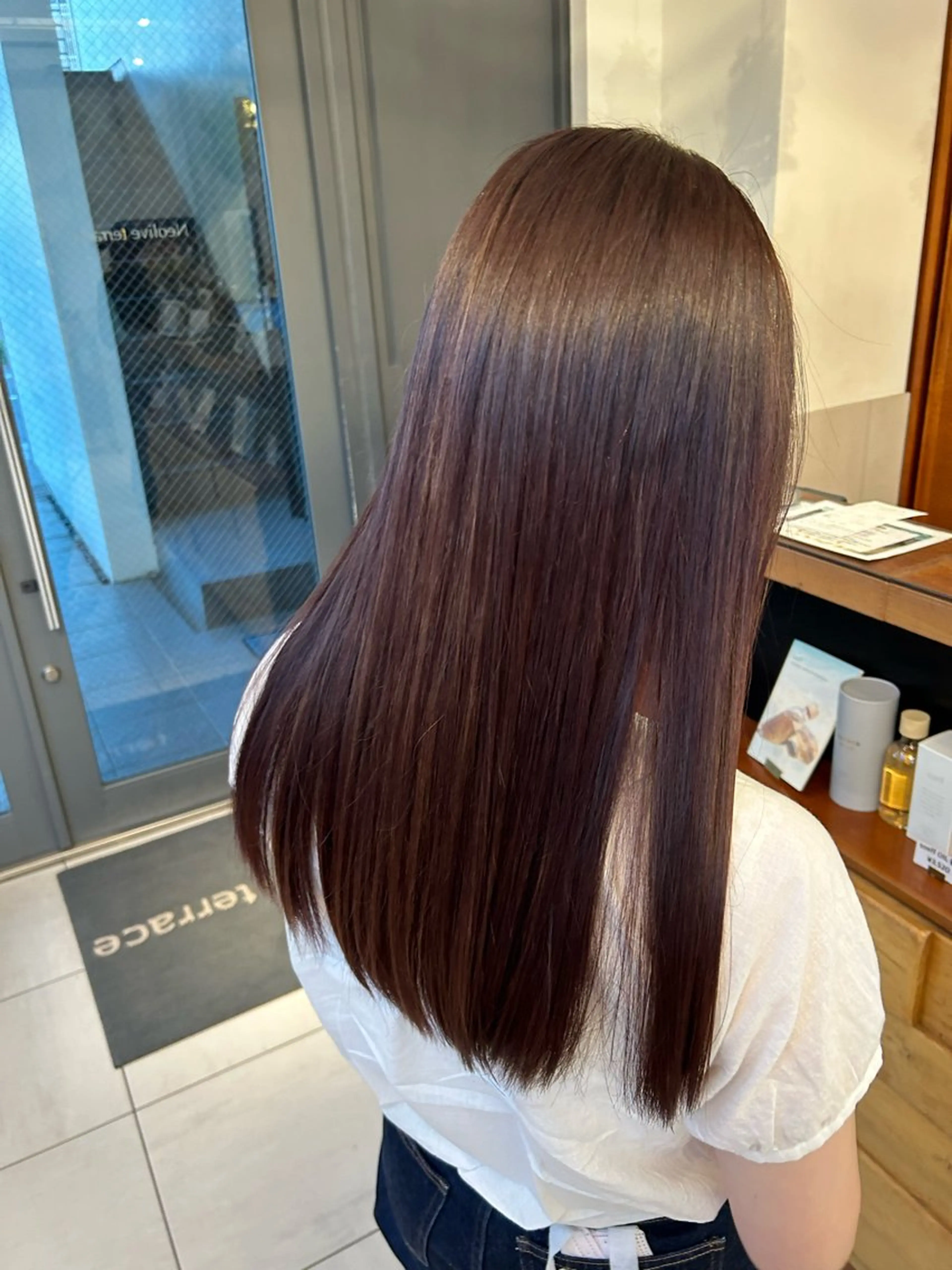セミロング カラー カット ヘアカラー トリートメント 艶カラー/耳つぼ/ 浴衣着付け/渡辺奈緒のその他イメージ
