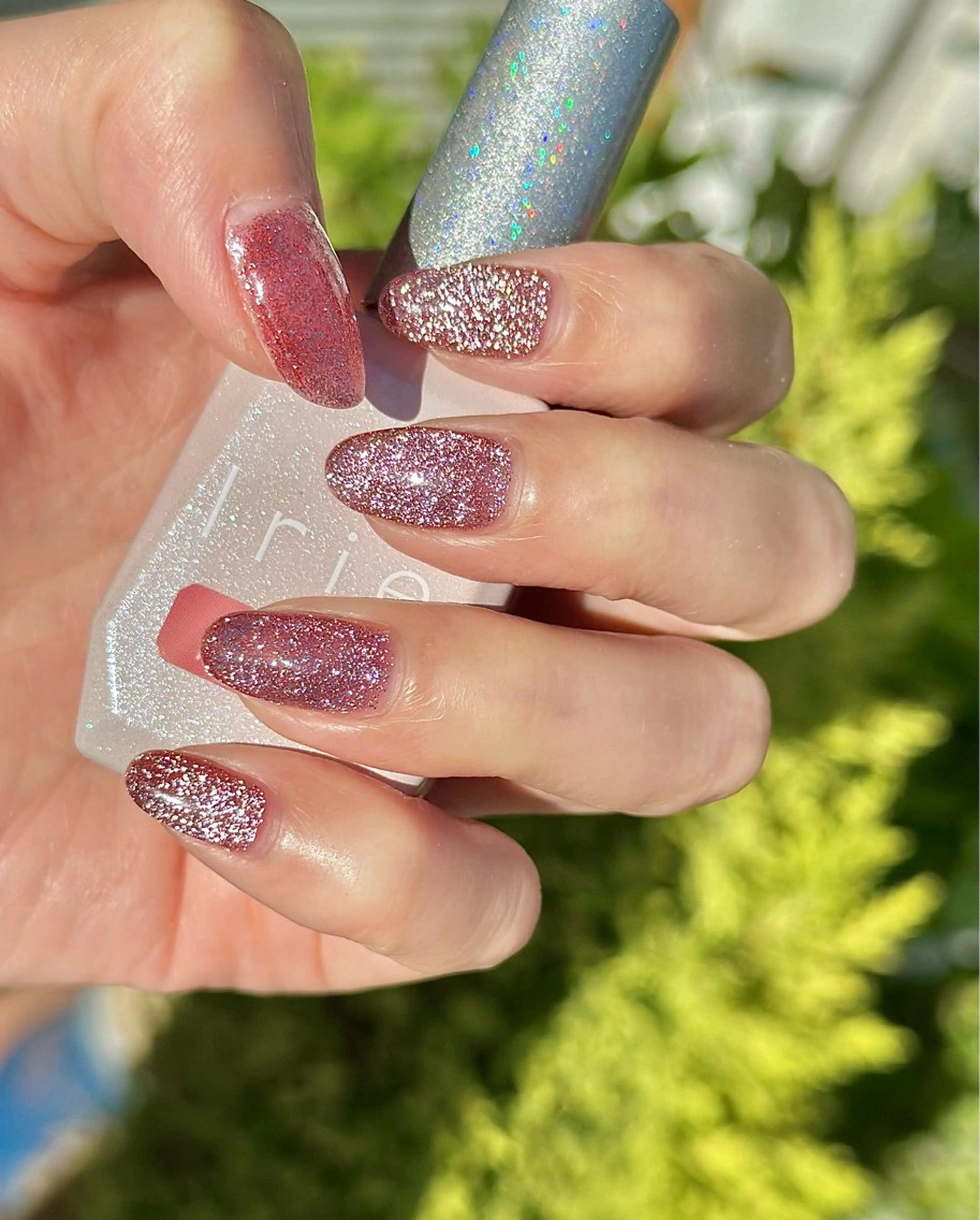 ネイル フラッシュネイル ジェルネイル ラメ(グリッター) マグネットネイル ハンドネイル m_nail所属・O Mayaのネイルデザイン