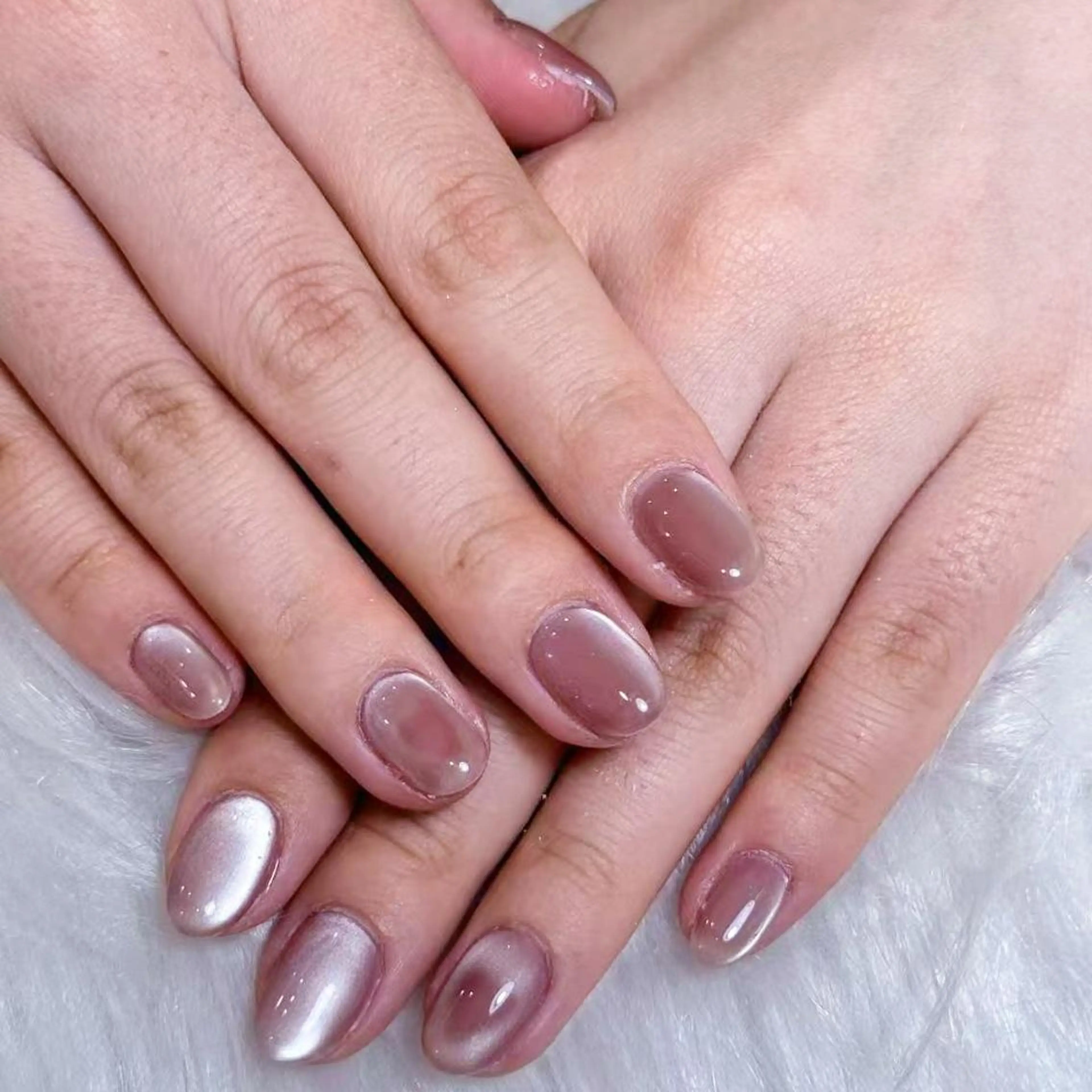 ネイル アートネイル オーロラネイル ガーリー キラキラネイル 韓国ネイル ハンドネイル DIAMOND 💅のネイルデザイン