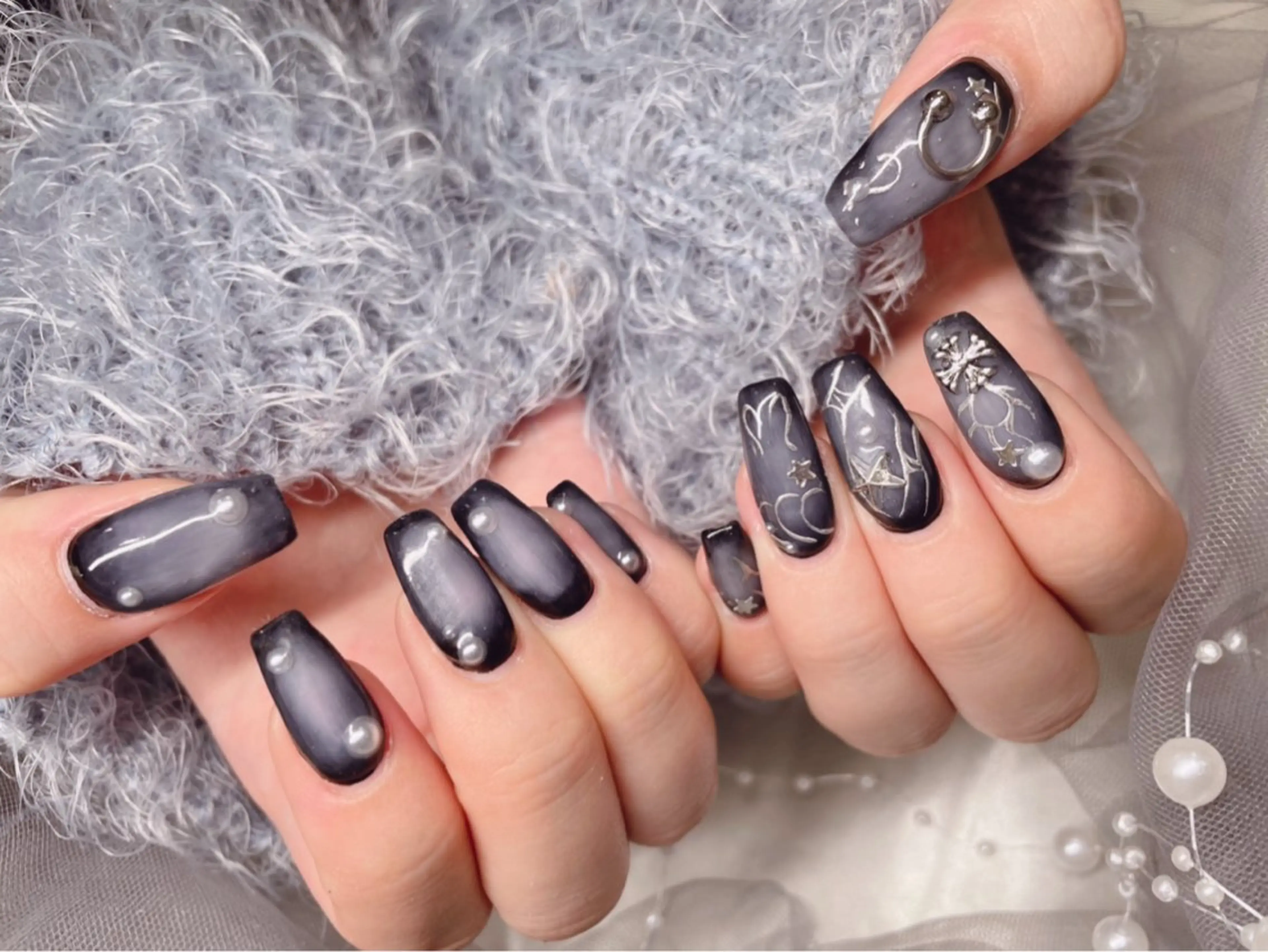 ネイル ハンドネイル ゆりか ジョアアンジェ福島のネイルデザイン