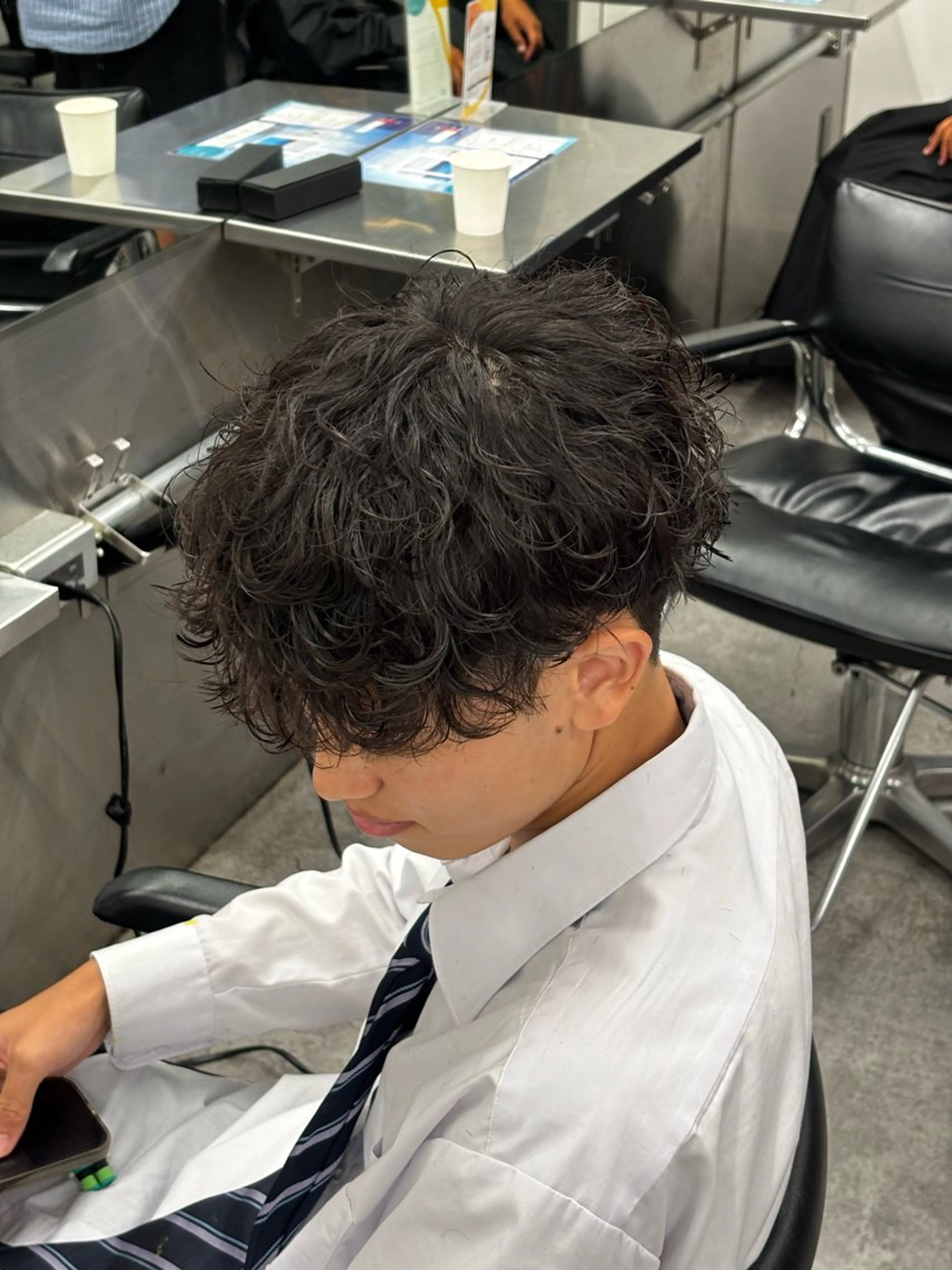 パーマ メンズ メンズ特化✨️ 韓国風パーマ🔥一八のヘアスタイル