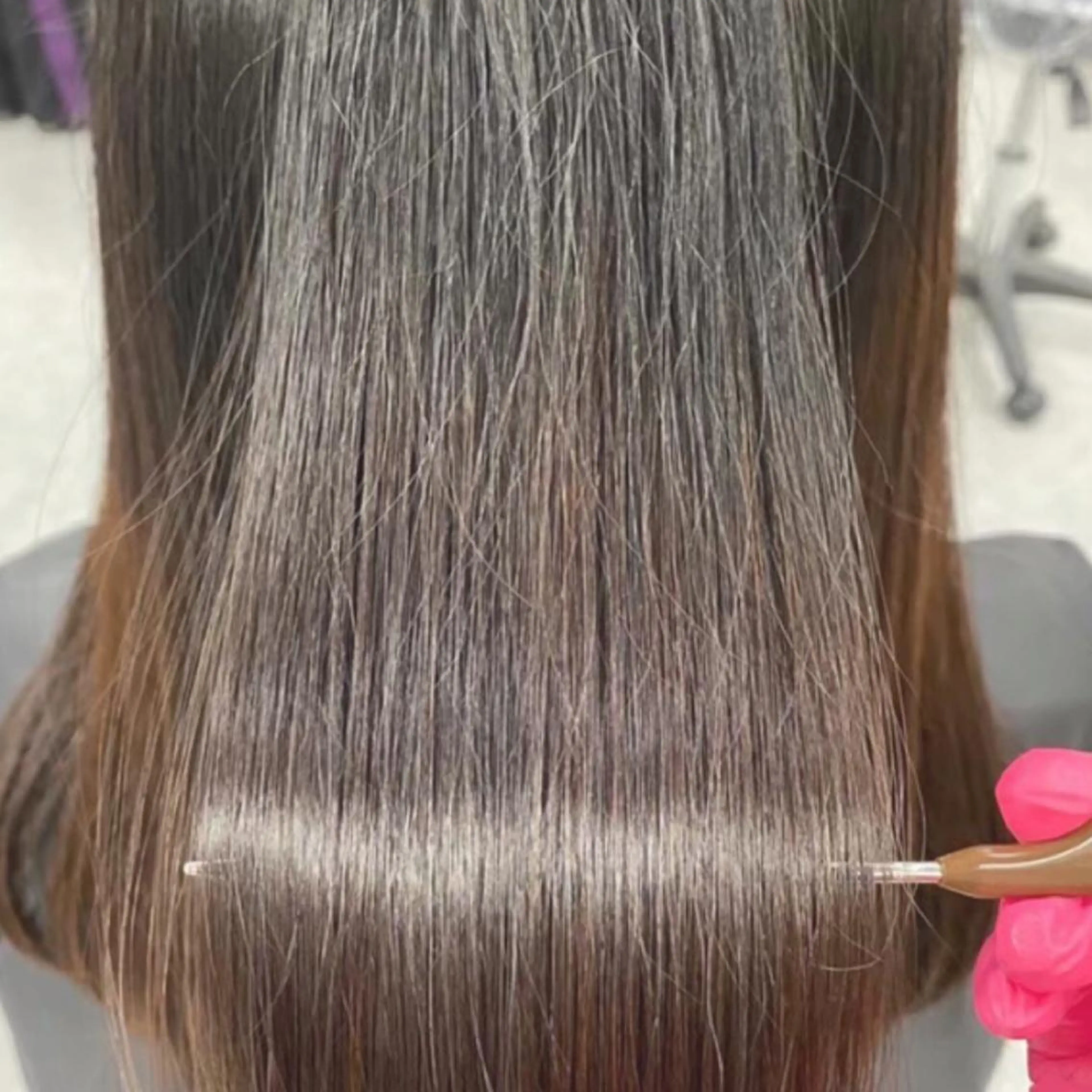 ロング ヘアアレンジ 髪質改善 トリートメント 酸熱トリートメント 透明感/艶髪/💖 トレンドスタイル💖のヘアスタイル