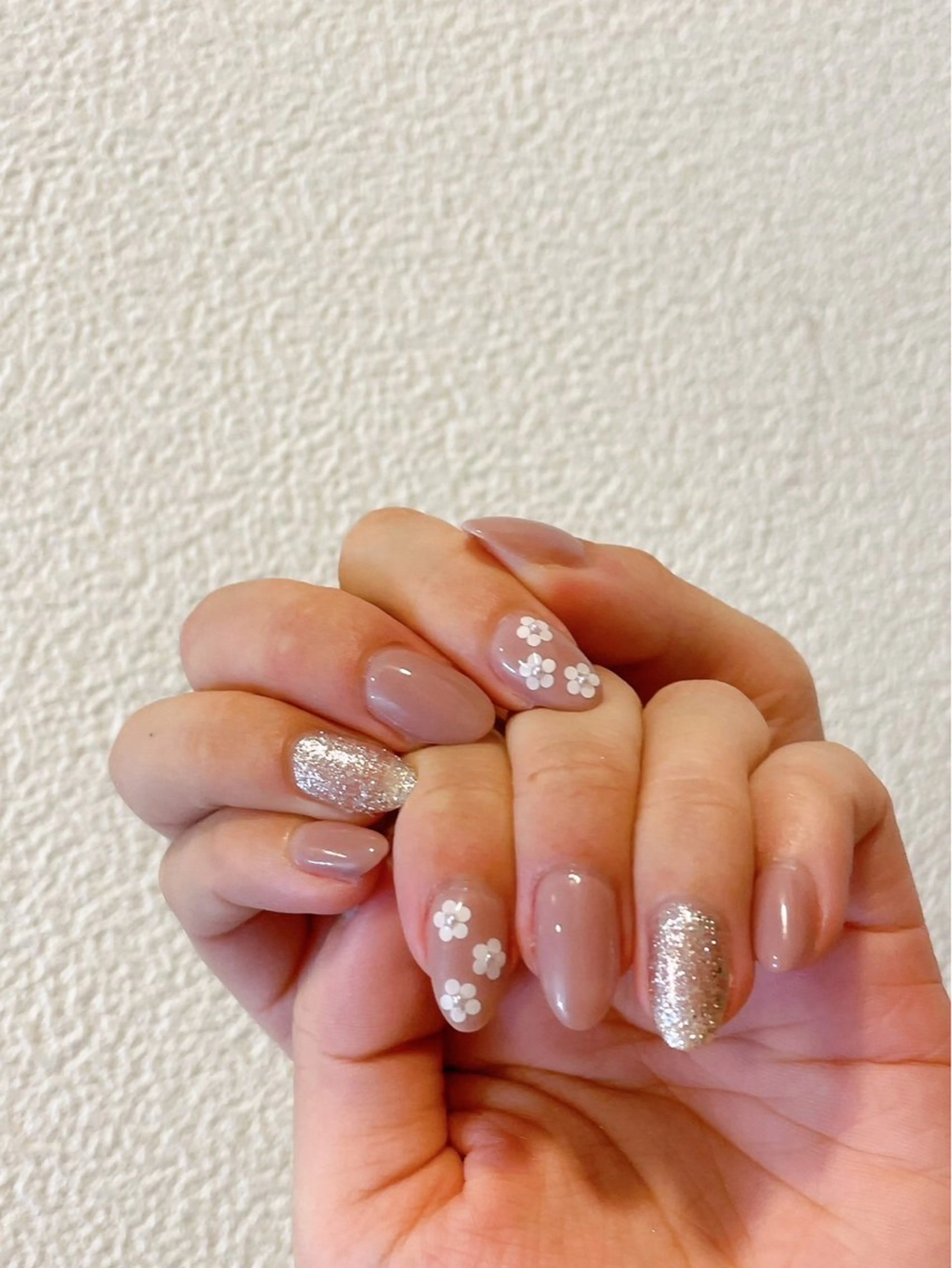 ネイル オーロラネイル フットネイル フレンチネイル ジェルネイル 韓国ネイル ハンドネイル Mogu nail 二子玉川のネイルデザイン