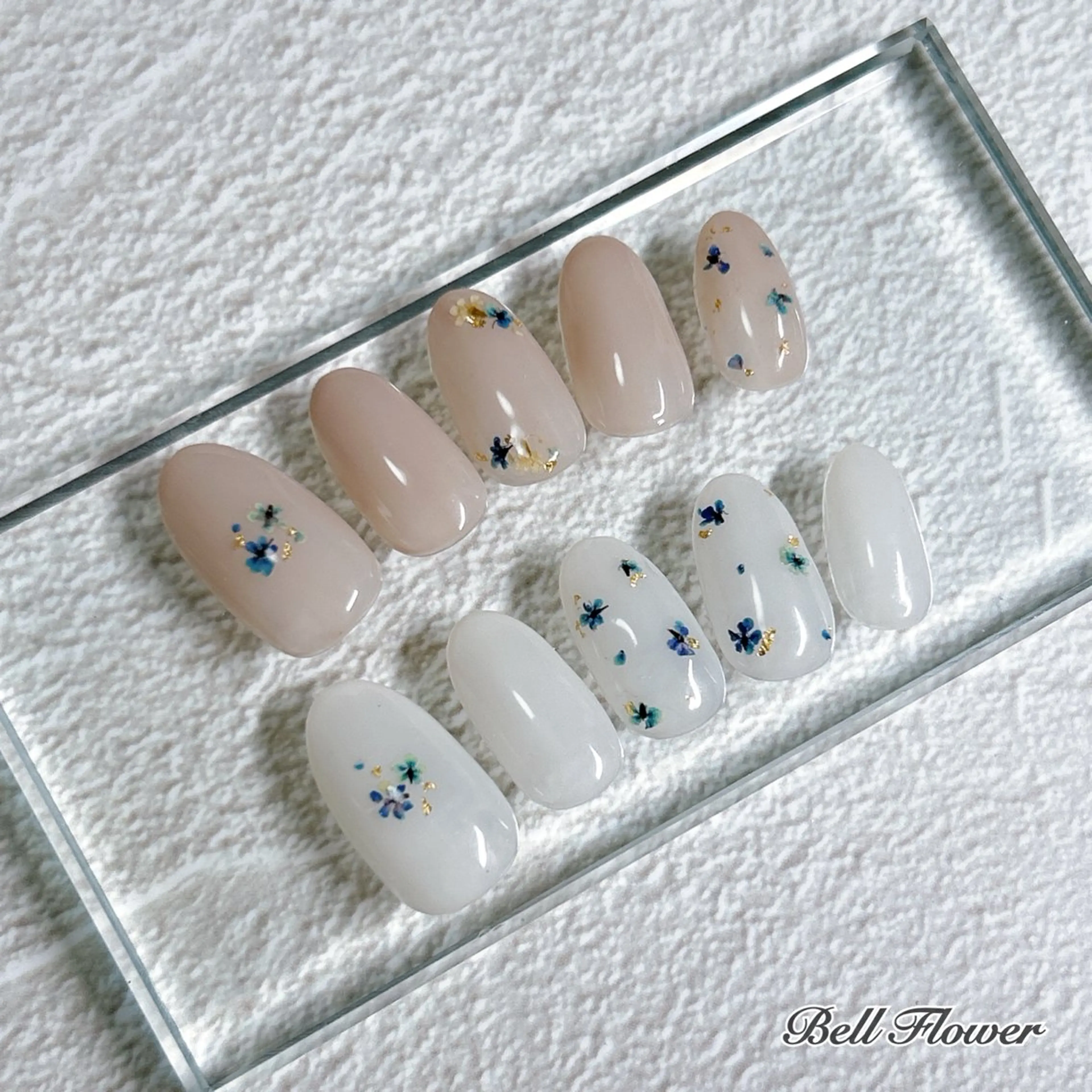 ネイル ハンドネイル Bell Flowerのネイルデザイン
