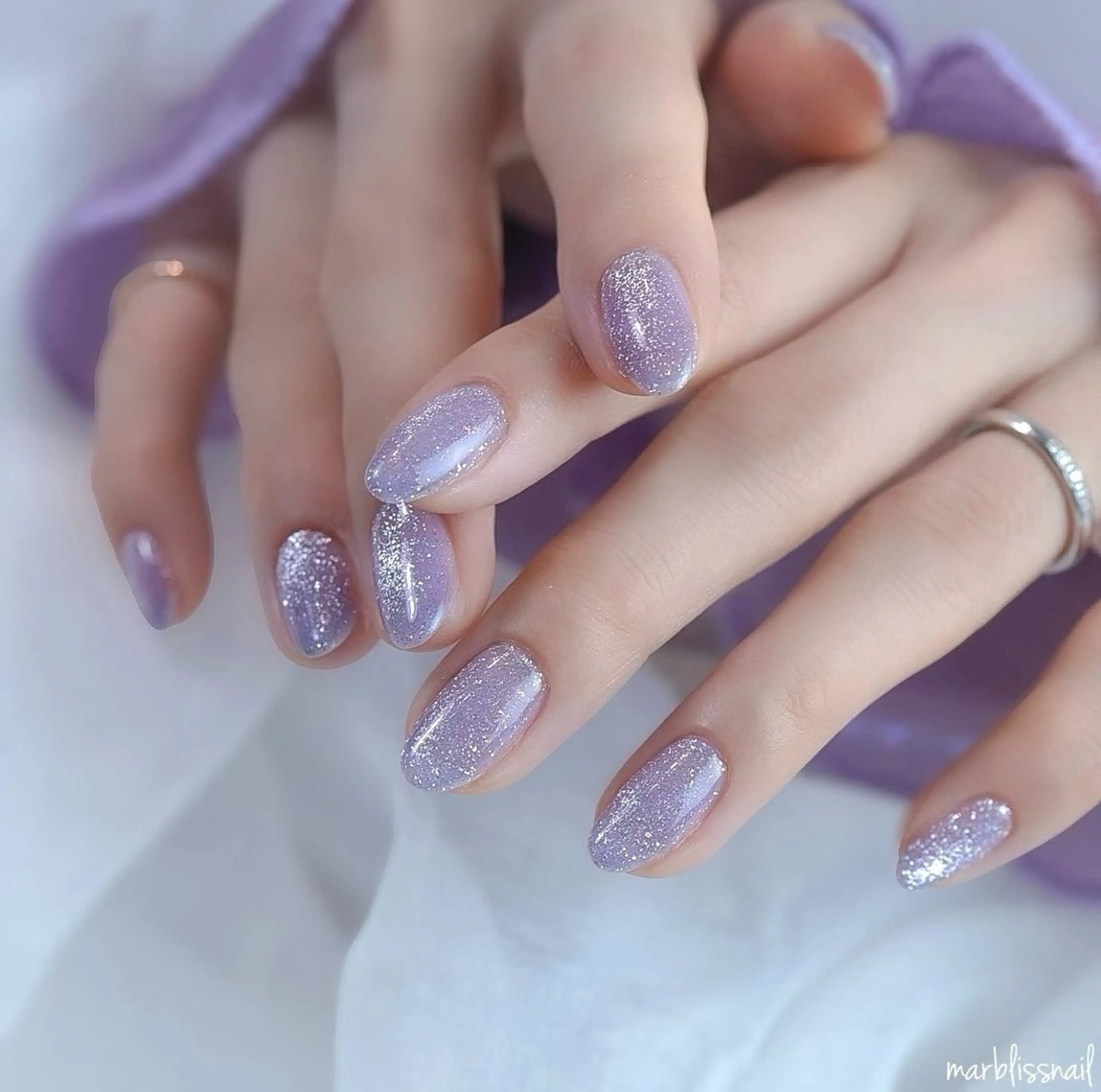 ネイル sizuha🩵 マリーテレジア💅のネイルデザイン