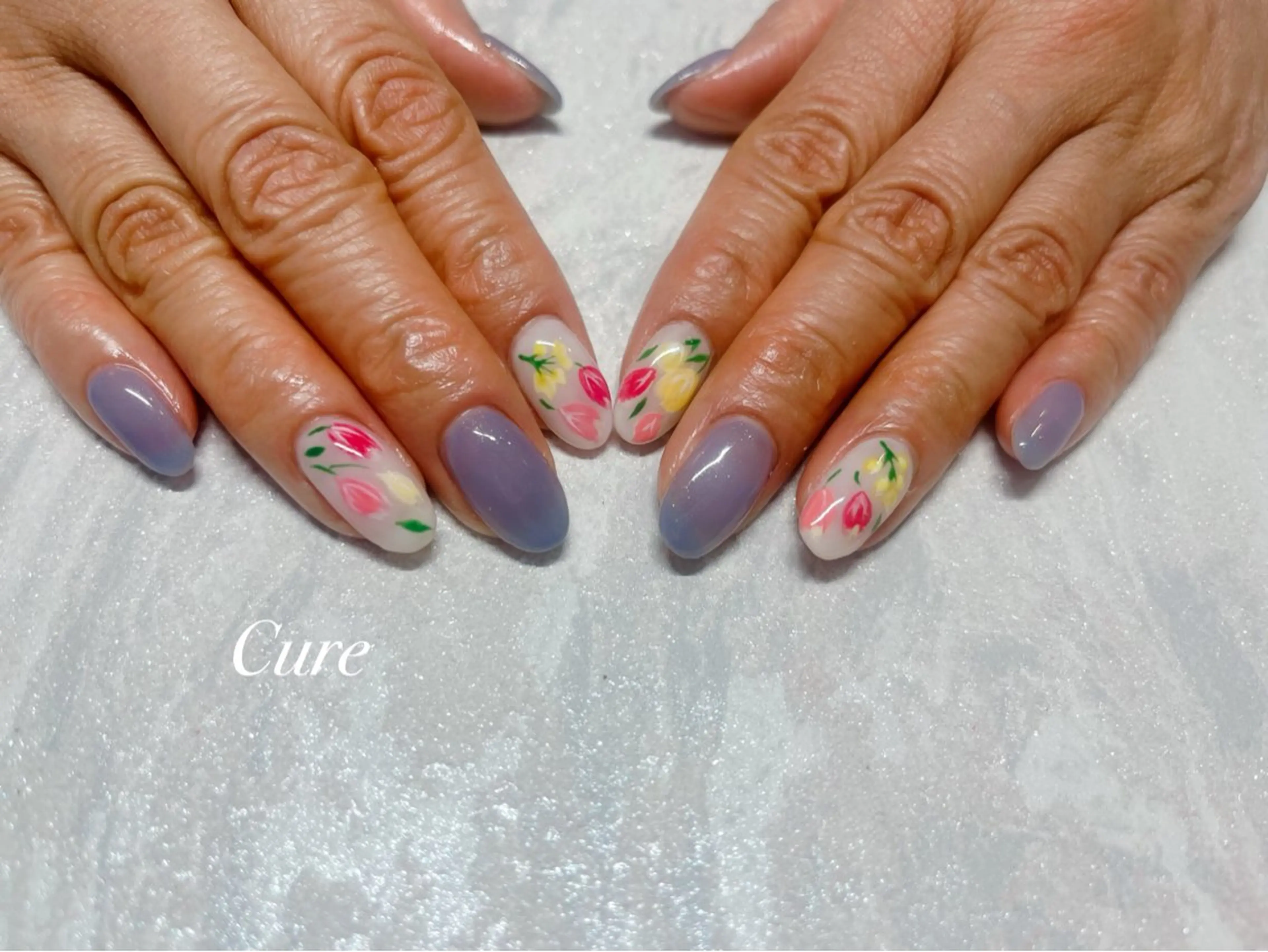ネイル ハンドネイル Nail&まつげエクステSalon Cure所属・岡本 奈央子のネイルデザイン