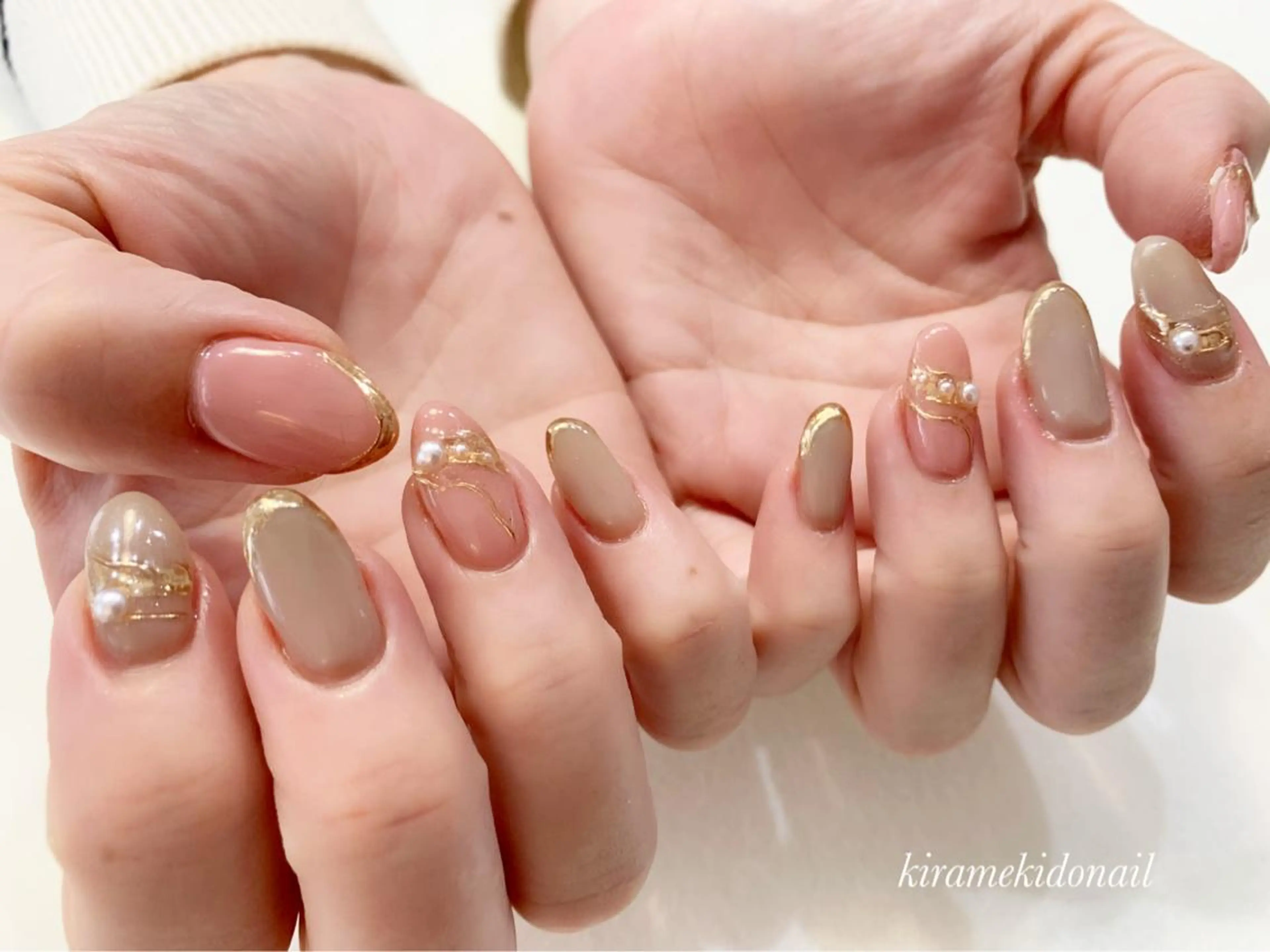 ネイル ハンドネイル kiramekido nail salon所属・林 禅のネイルデザイン