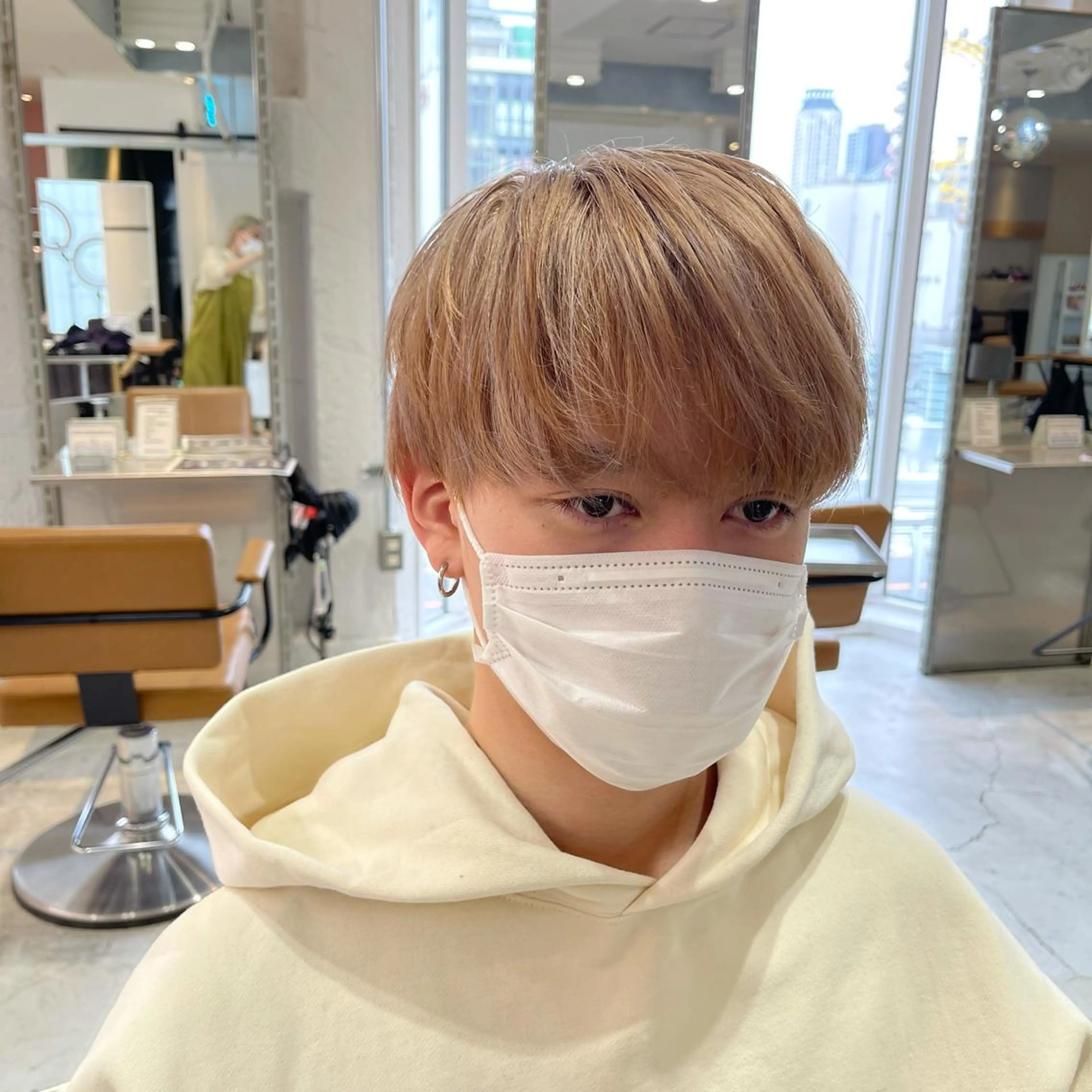 カラー メンズ lunty miichiのヘアスタイル