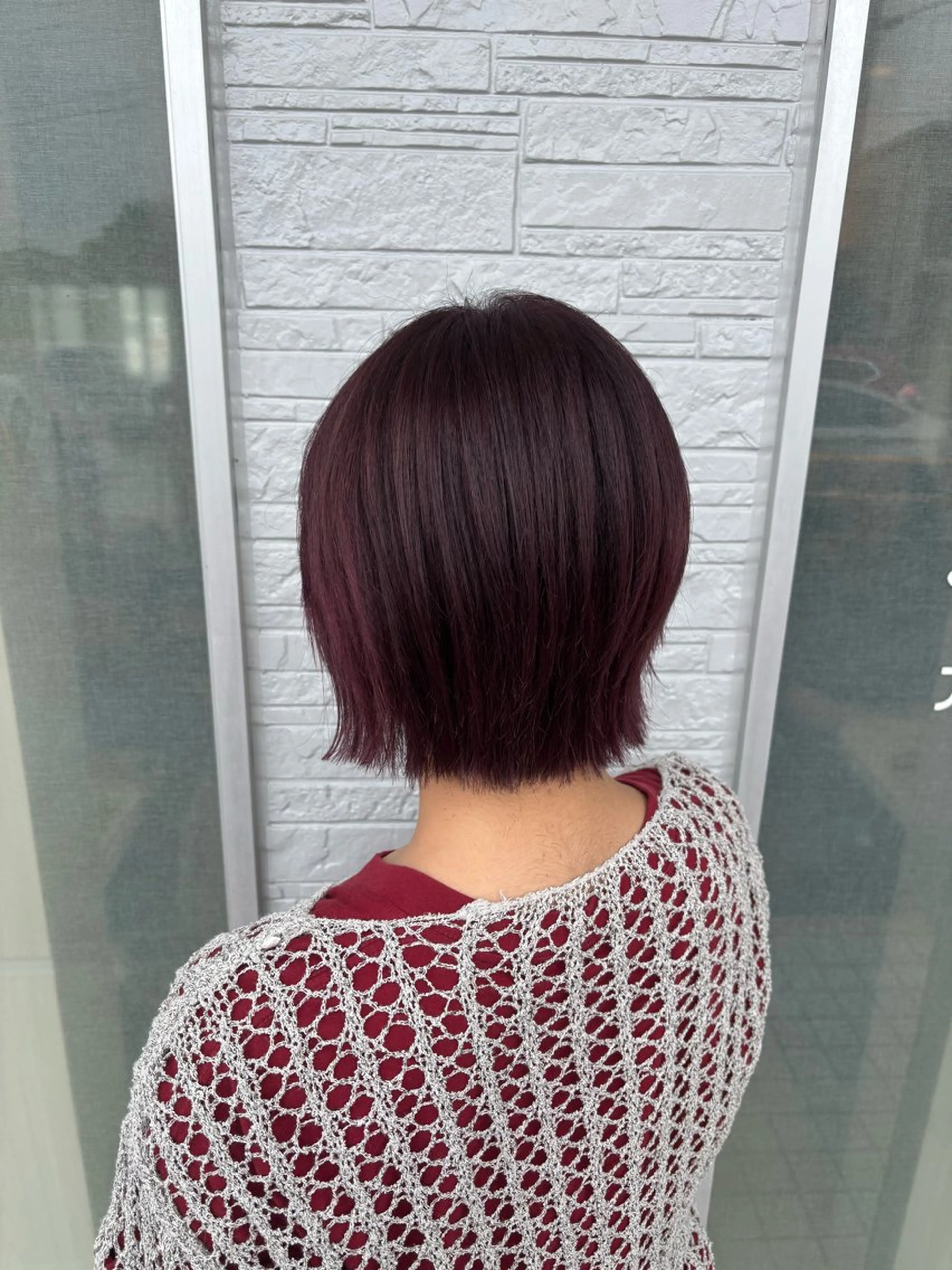 カラー ボルドーカラー ✮ピュール✮藤澤 唯のヘアスタイル