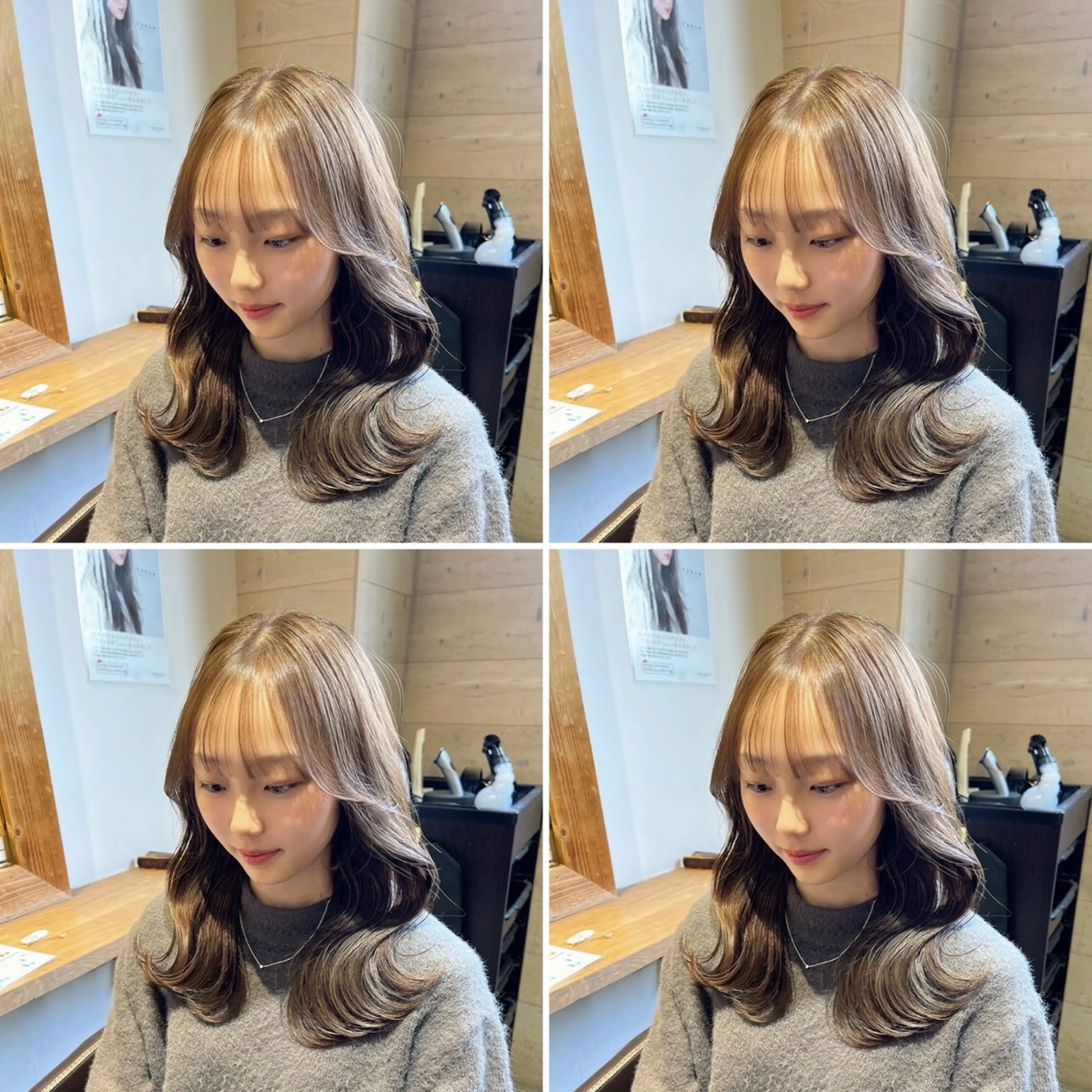 ロング カラー カット ヘアカラー トリートメント ヘアセット 艶髪・韓国ヘア特化 💎店長望月のヘアスタイル