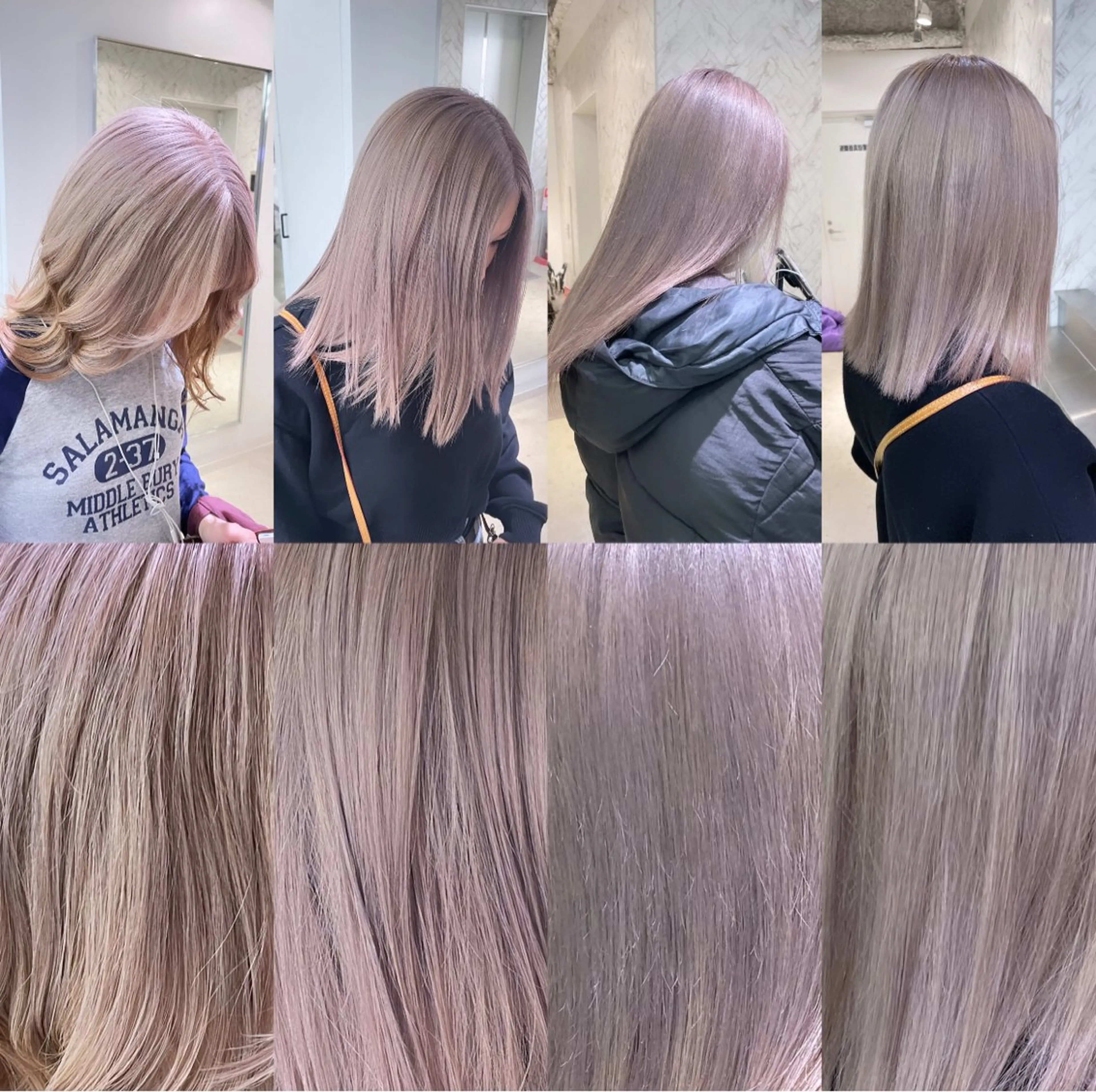 セミロング カラー カット ヘアカラー トリートメント ヘアセット 🎗井上 竜 ブリーチ指名No.1のヘアスタイル