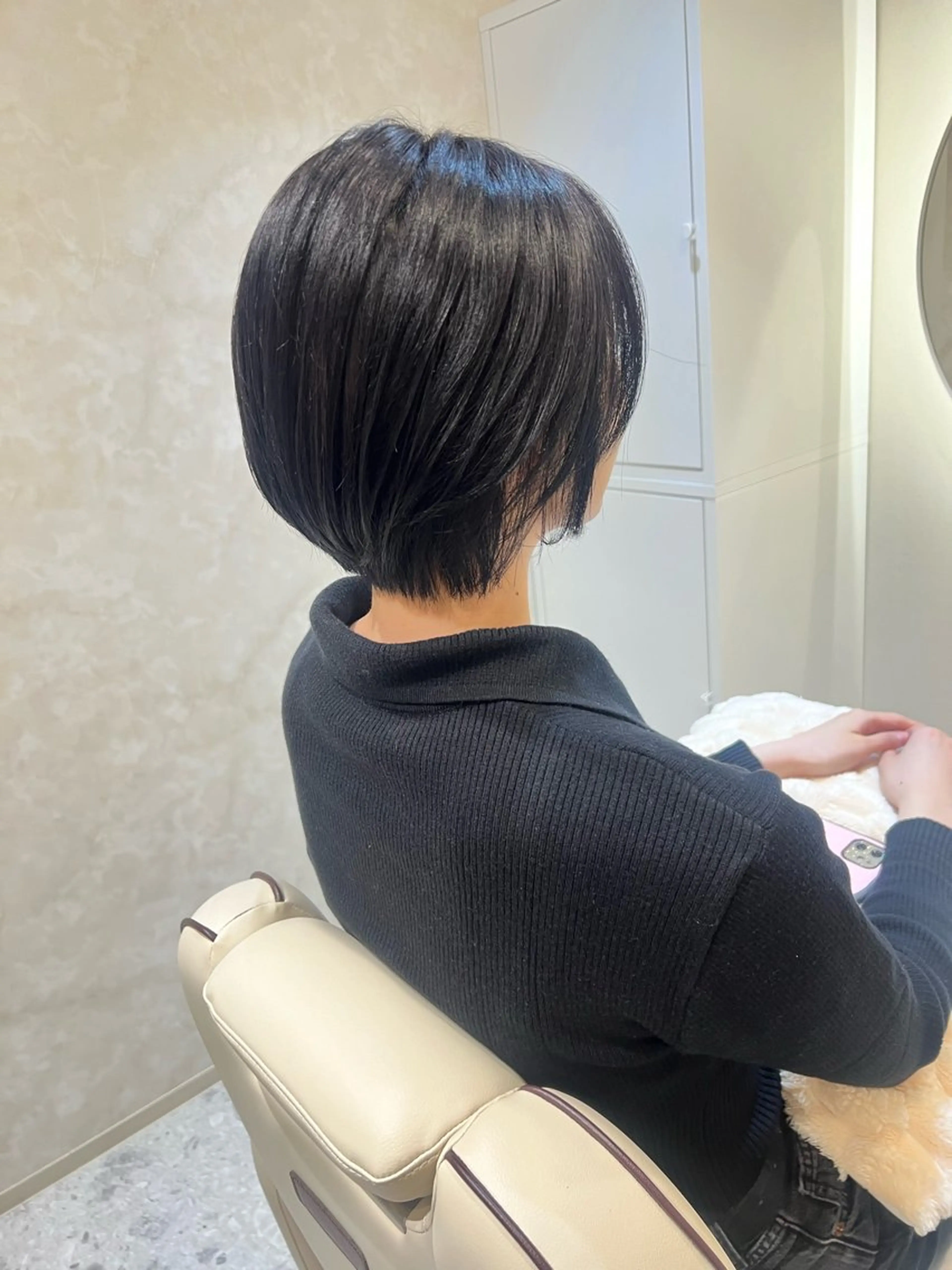 ショート ショートヘア カット ヘアカラー private salon  sill所属・🫧ツヤ髪個室美容室 安食茉莉🫧のヘアスタイル