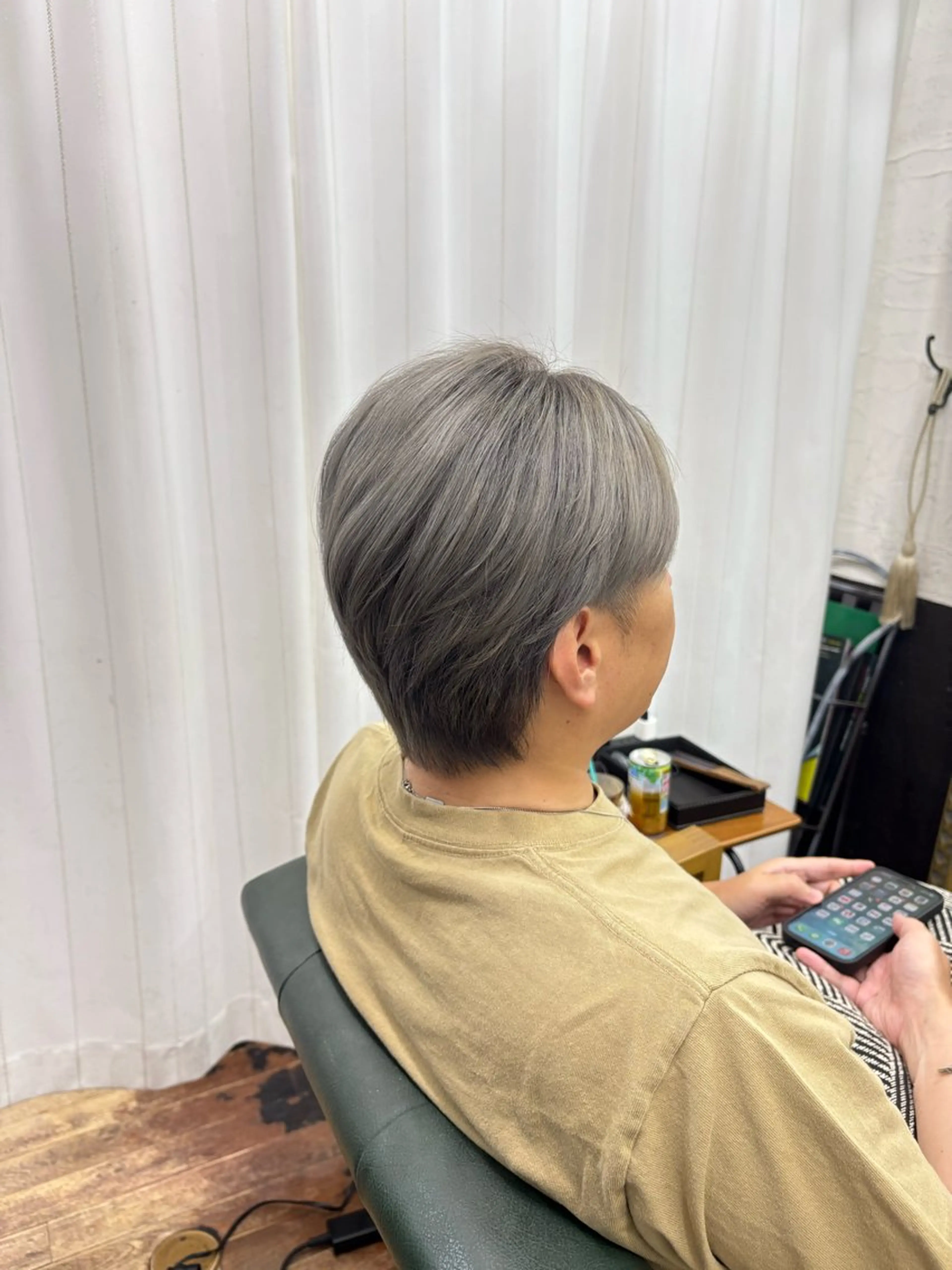 【メンズ限定】ハイライト/バレイヤージュ/白髪ぼかしハイライト　モデル募集📢募集条件を必ずご確認ください🙇‍♀️の写真