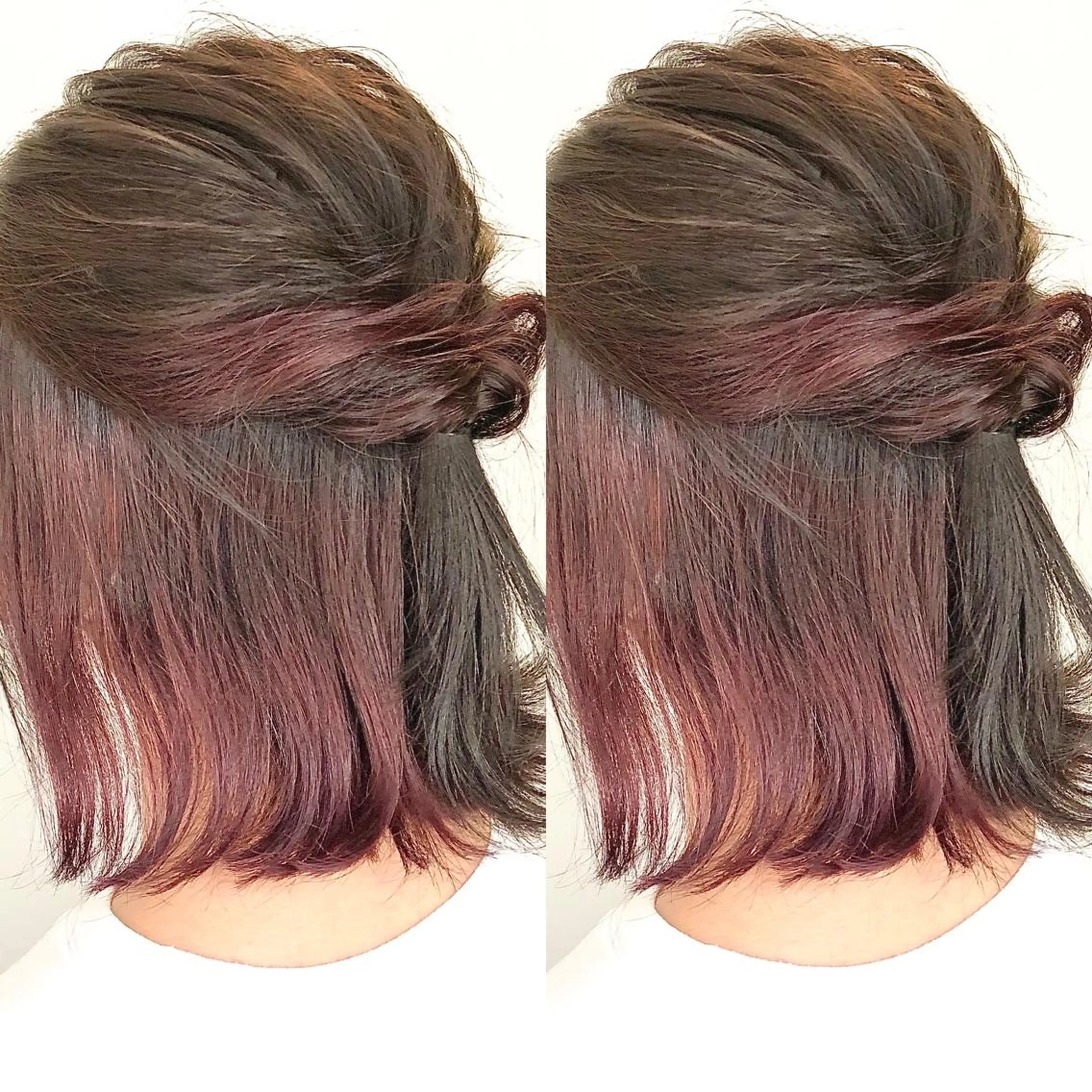 ショート カラー ラベンダーカラー ピンクカラー ピンクラベンダー しゅうさん🍝 麻田秀太郎のヘアスタイル