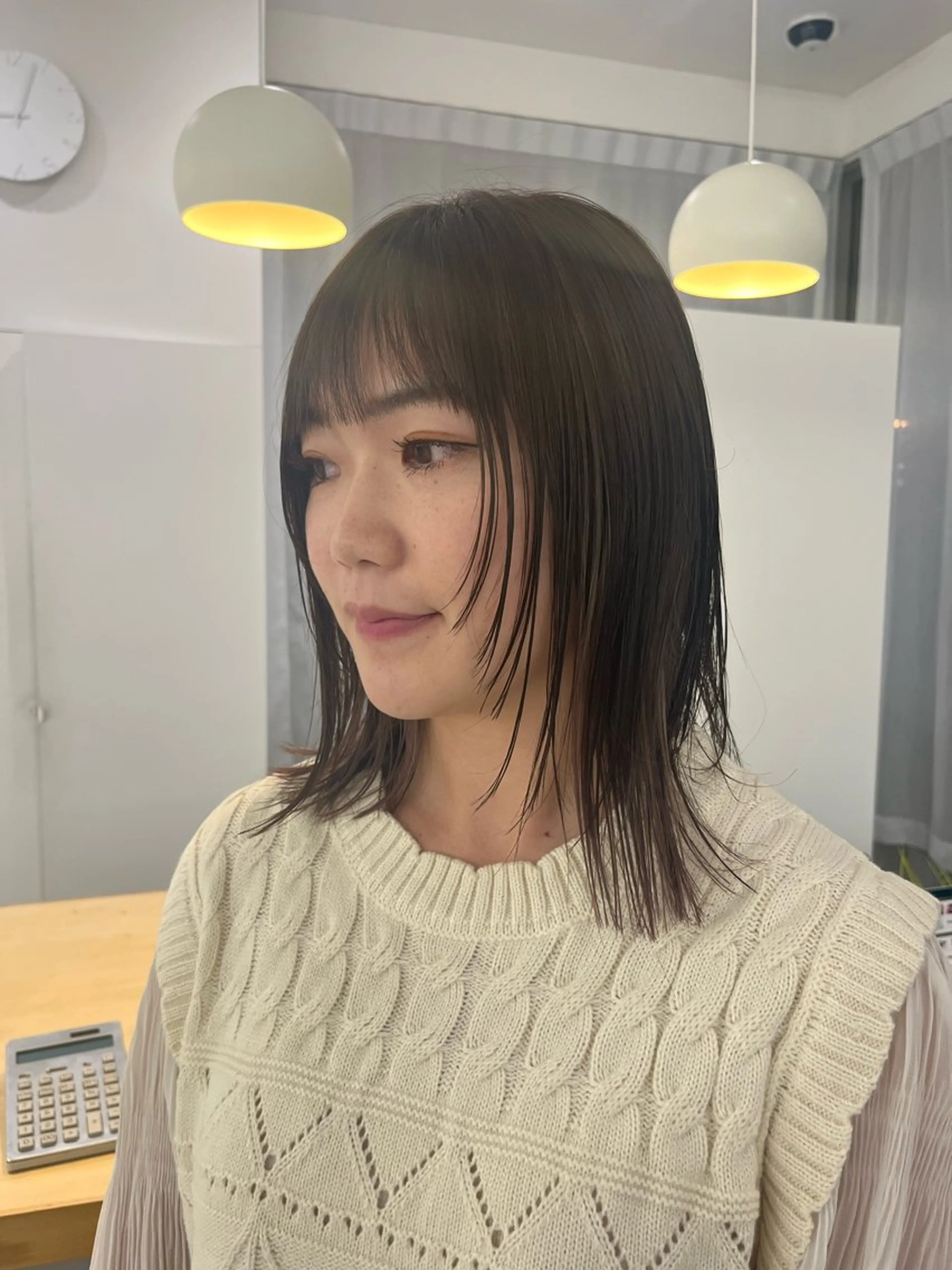ミディアム e's所属・瀬長 なおみのヘアスタイル