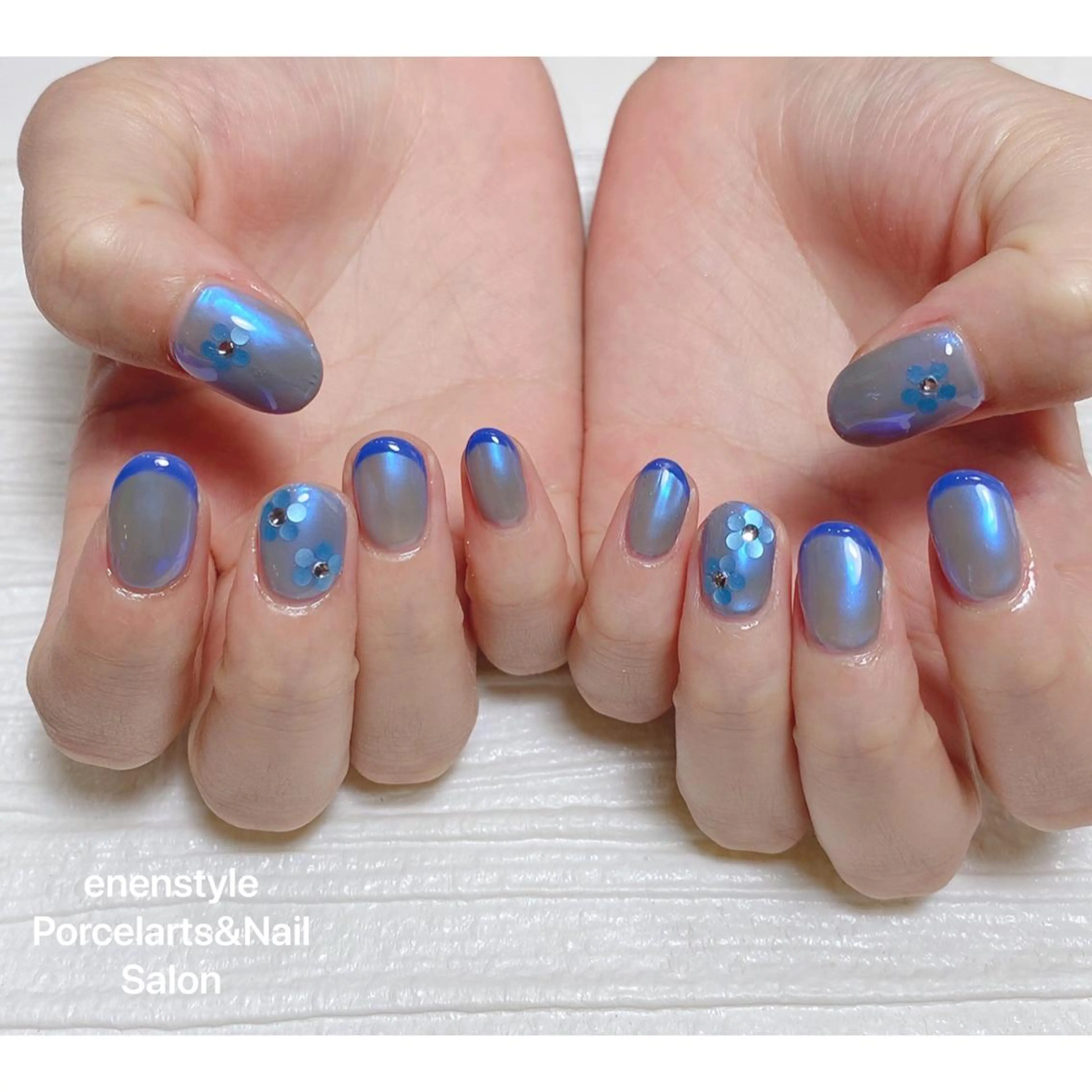 ミディアム ネイル ハンドネイル 👑enen style👑のネイルデザイン