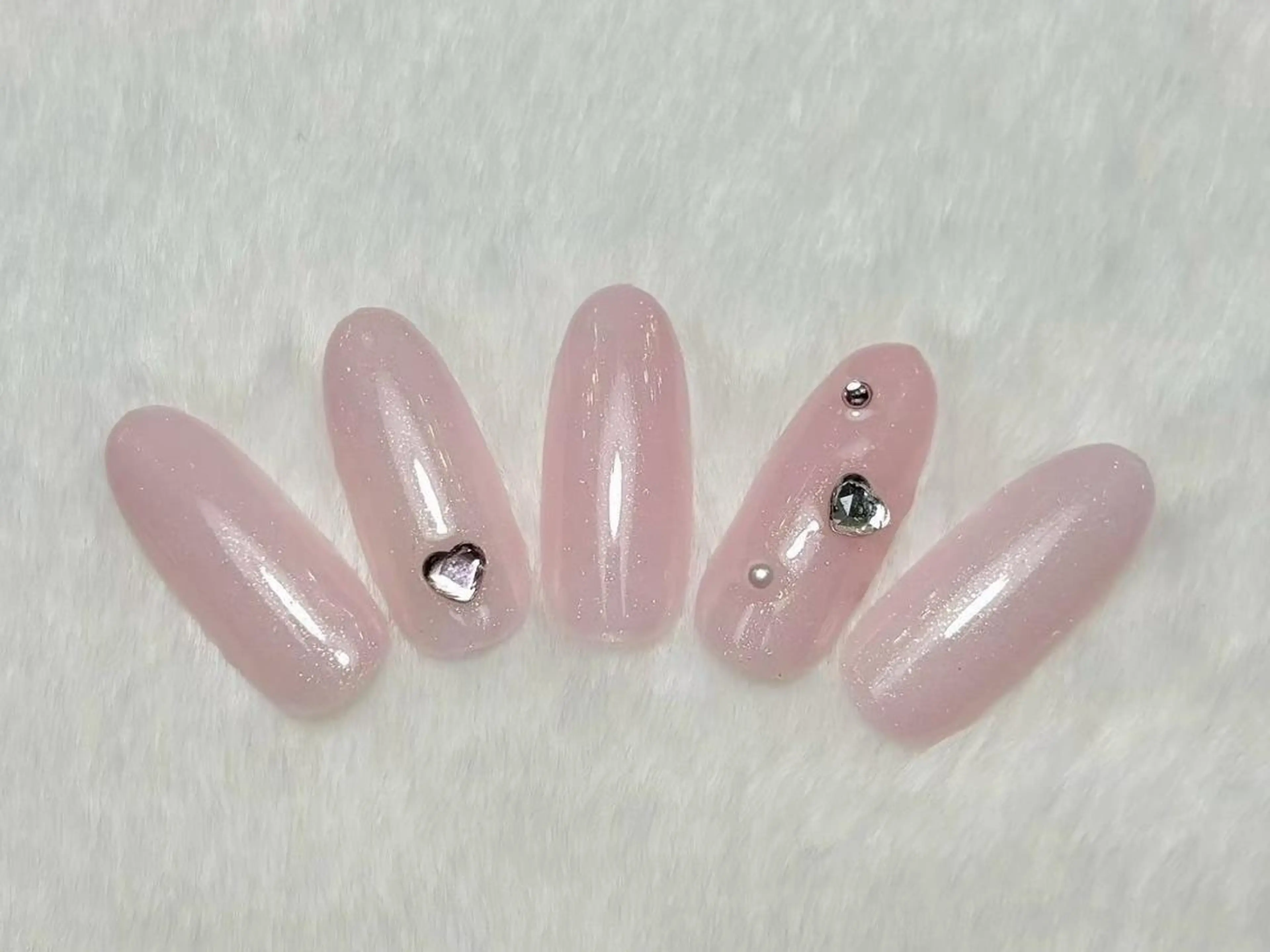 ネイル シンプルネイル ハンドネイル 🎀 peTiT Rino 🎀のネイルデザイン