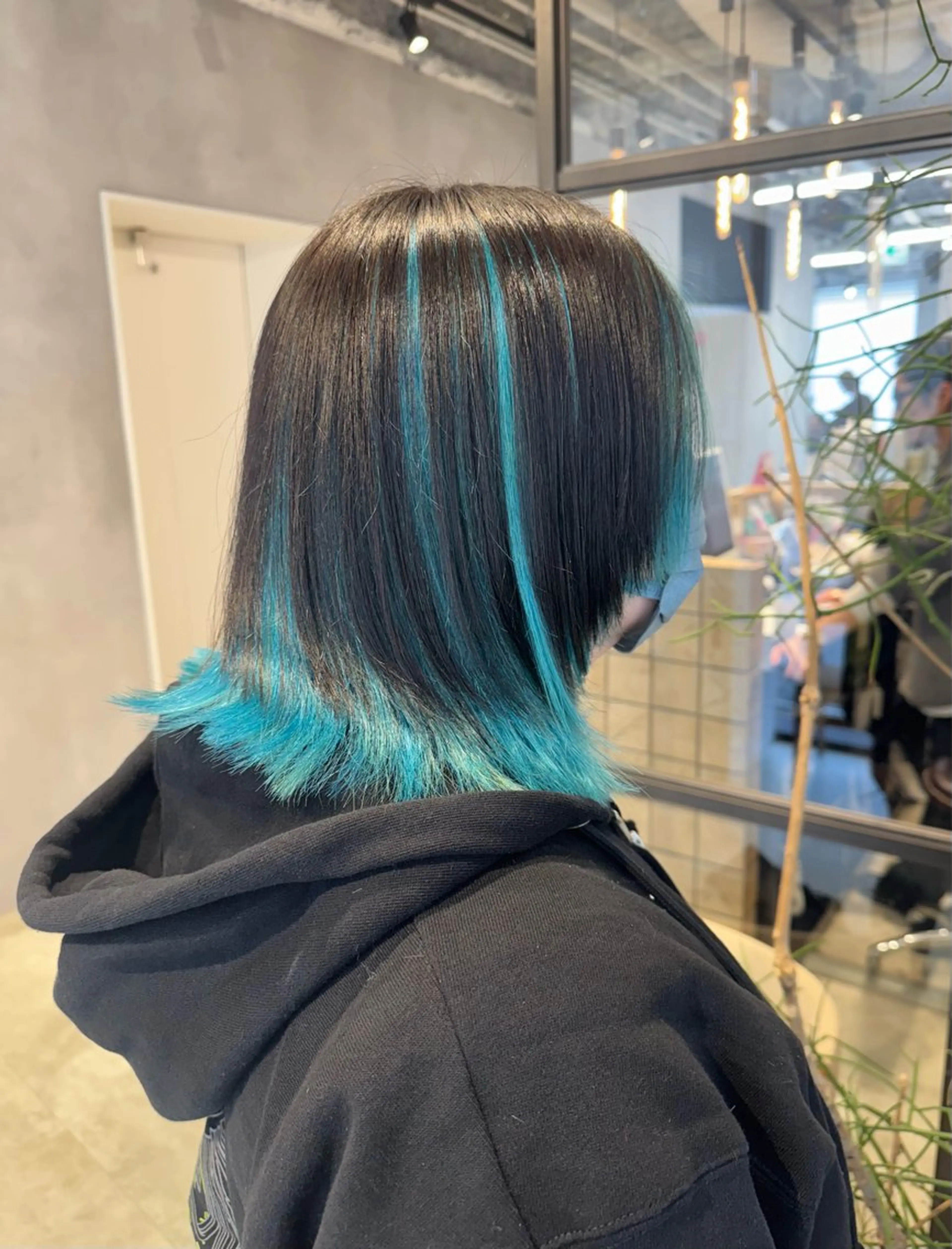 カラー アクアカラー ブルーカラー カット ヘアカラー トリートメント 透明感カラー✨艶髪 制作🌱山根あゆみのヘアスタイル