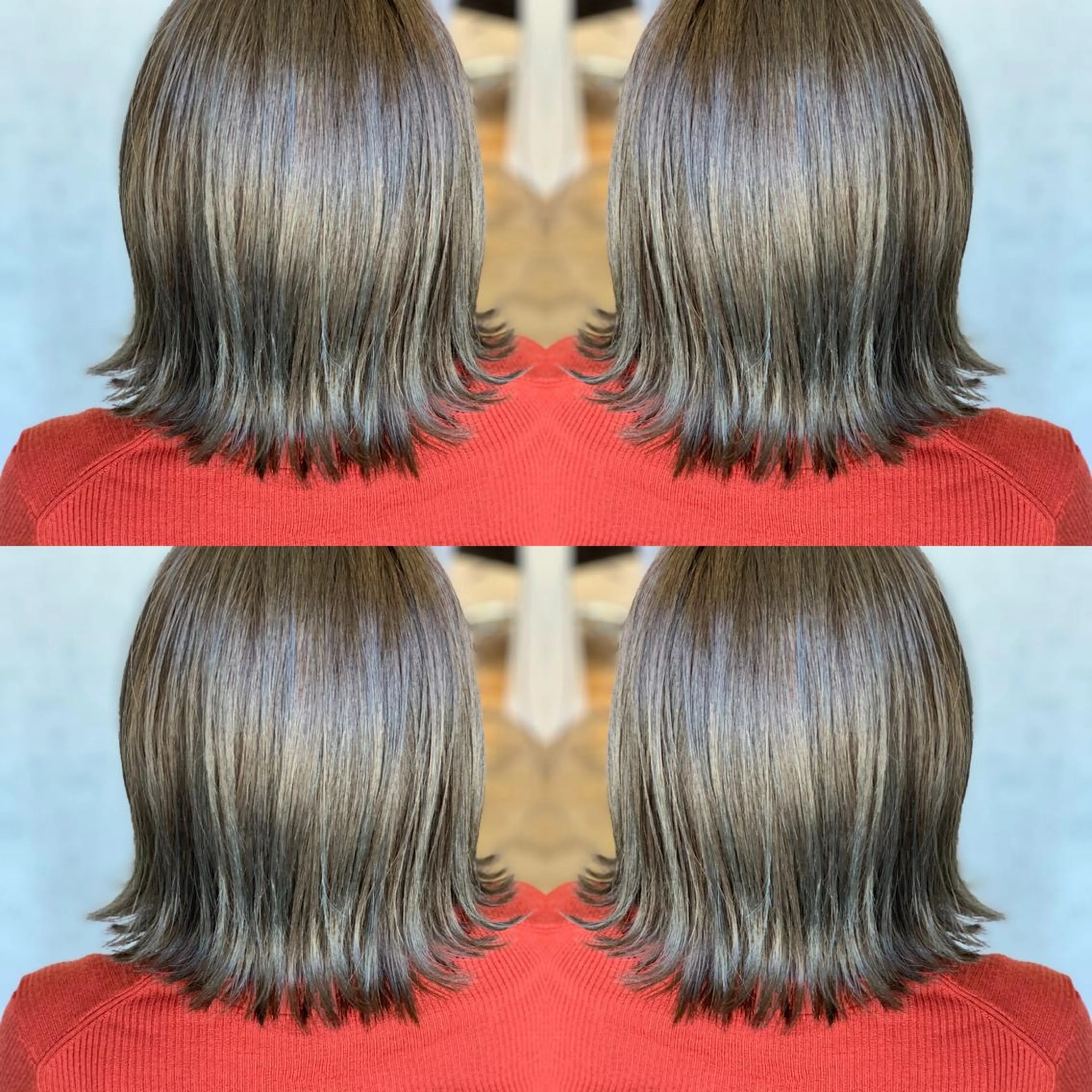 ショート カラー アッシュ 縮毛矯正 トリートメント LUXBE LUCE那覇イオン店所属・LUXBE LUCEのヘアスタイル