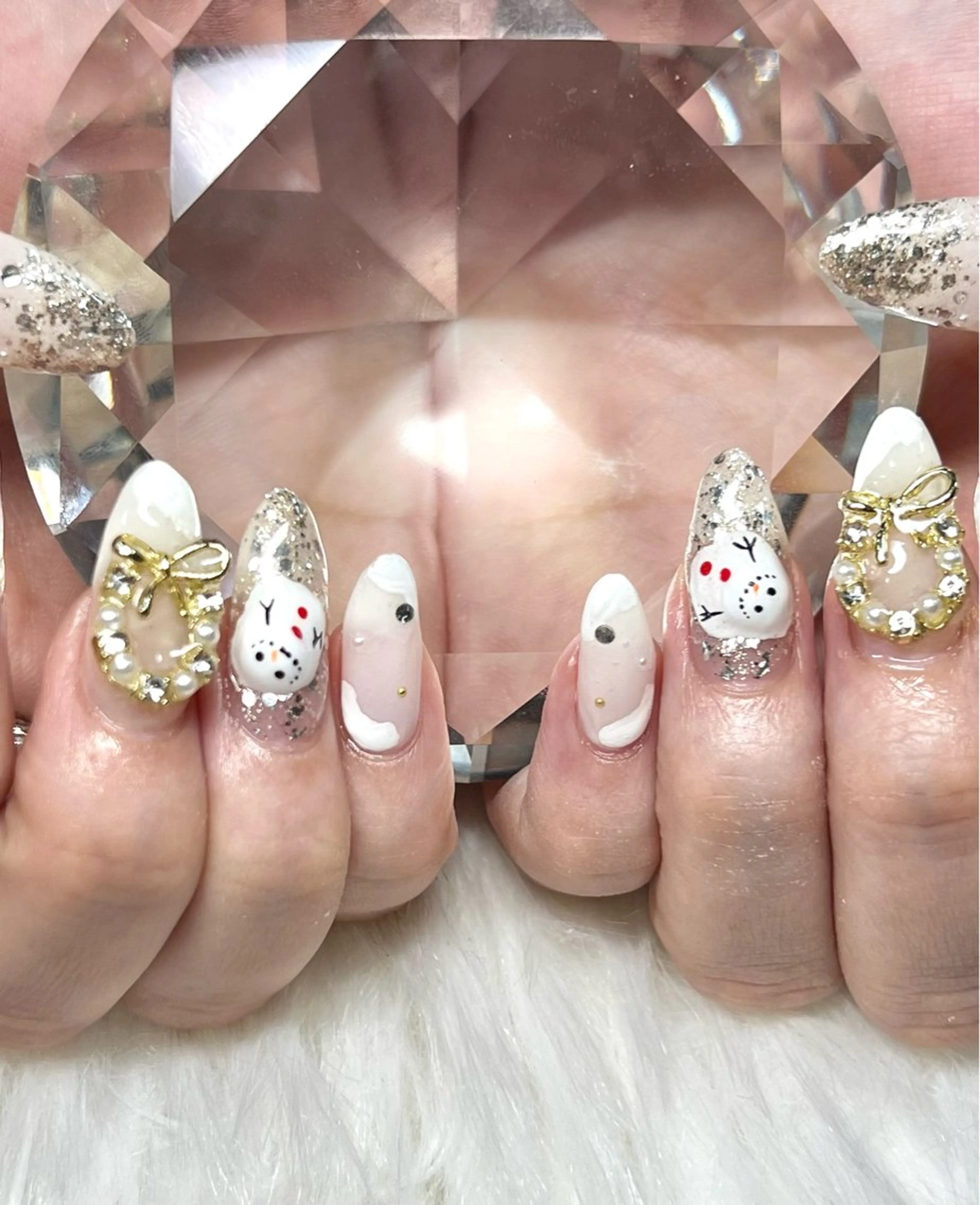 ネイル ハンドネイル White dear fujiwaraのネイルデザイン