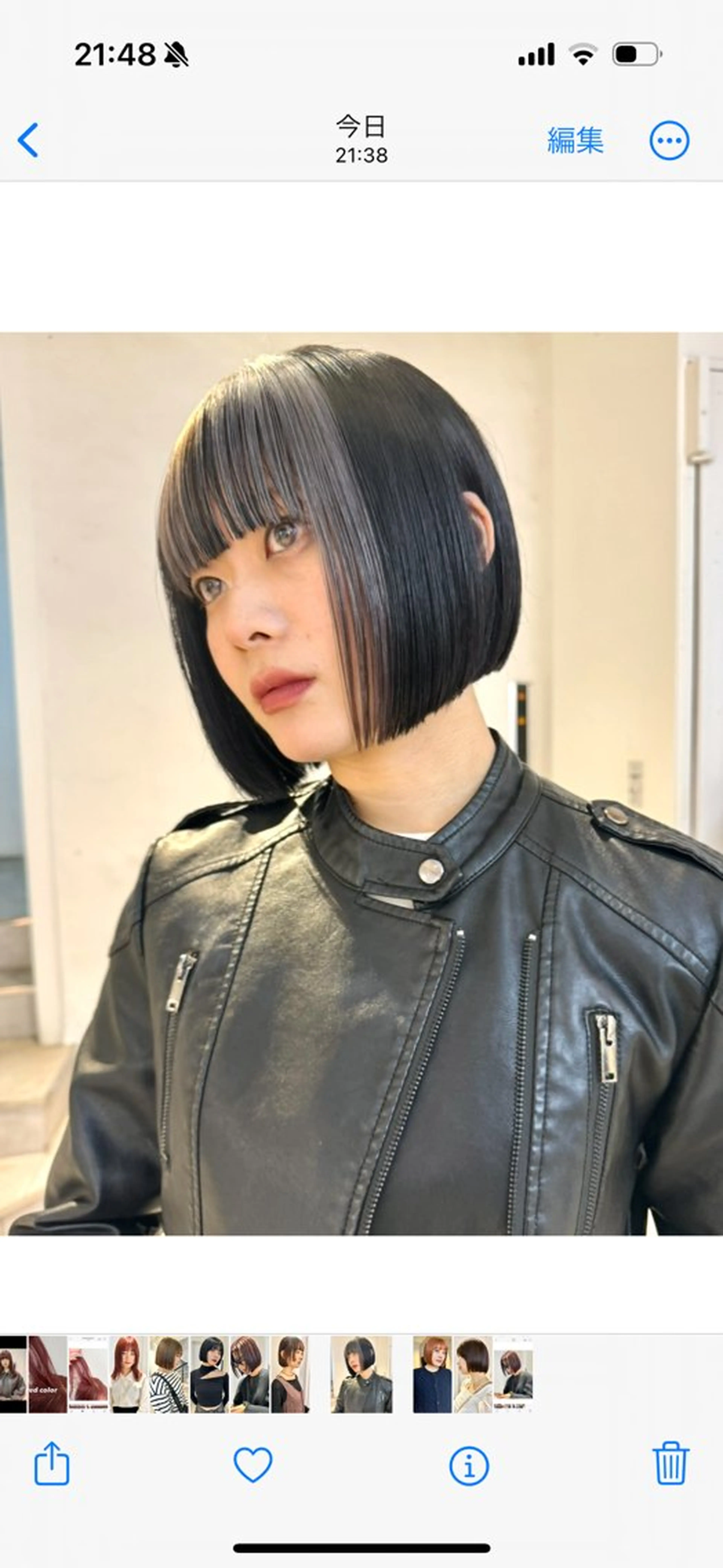 ショート カラー ボブ 顔周りカット/透明感 カラー✂️MEIのヘアスタイル