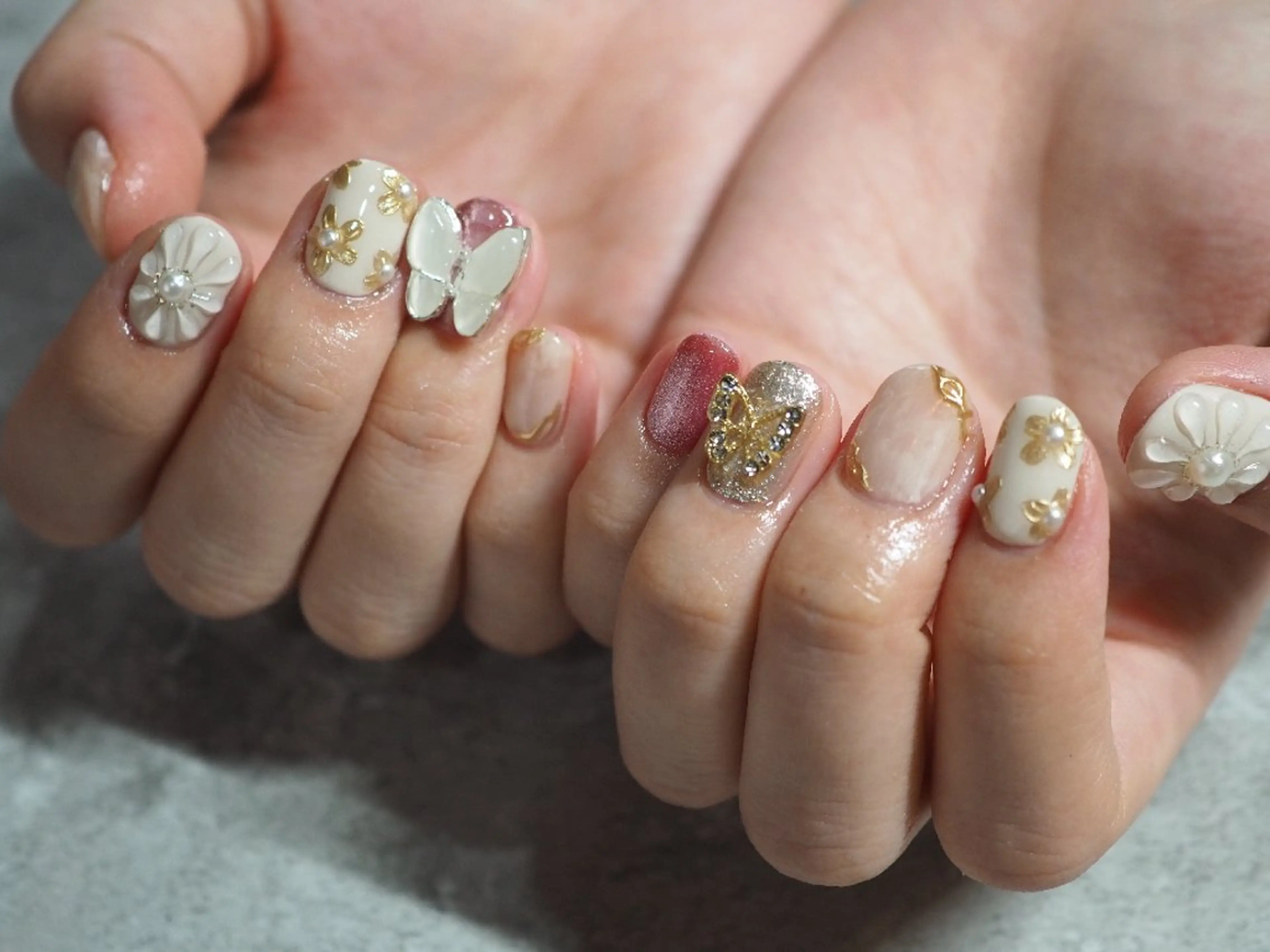 ネイル ハンドネイル glaNje 福光のネイルデザイン