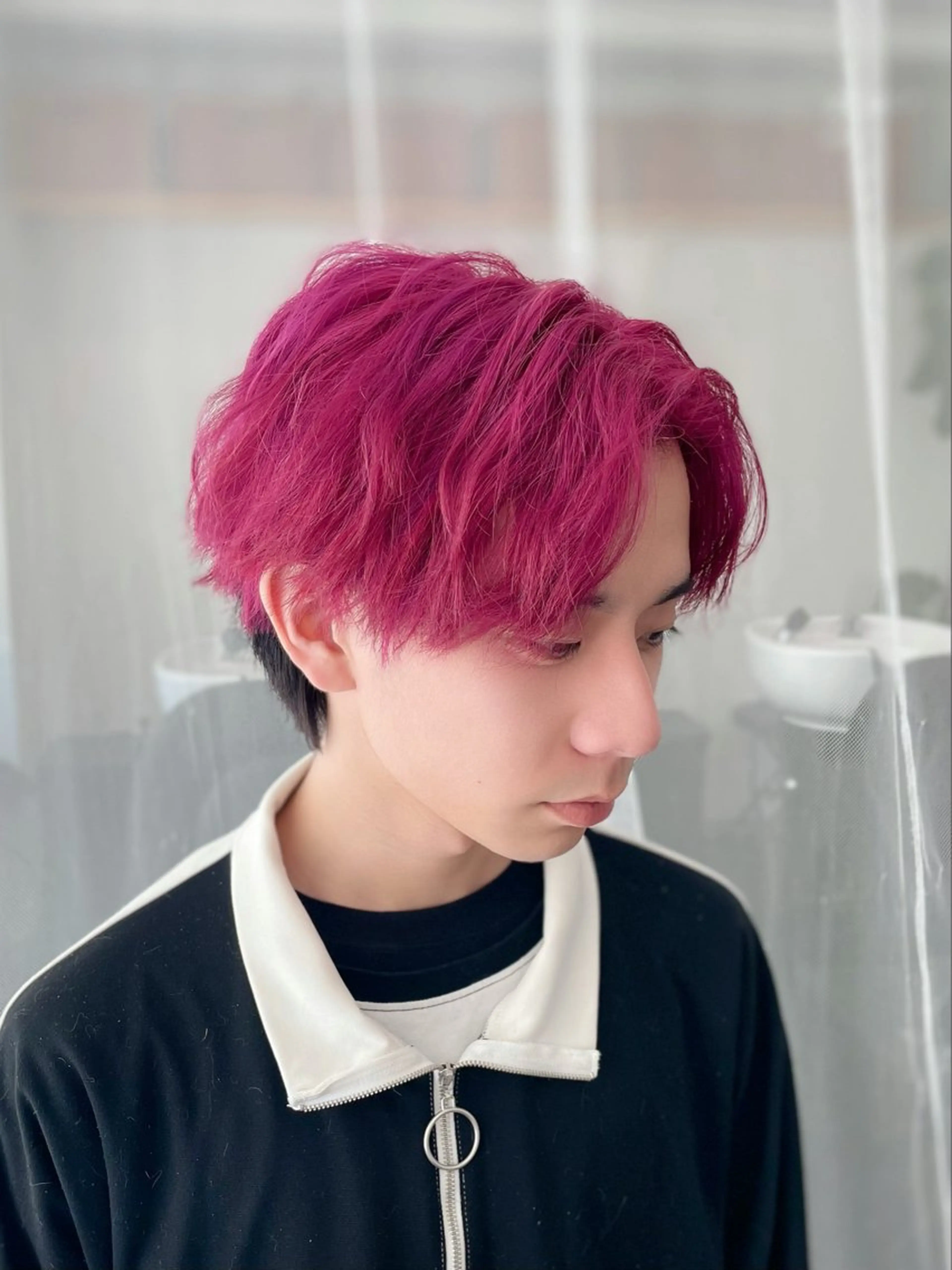 カラー メンズ ヘアカラー トリートメント GaKu/レイヤー /カラー/ブロンドのヘアスタイル