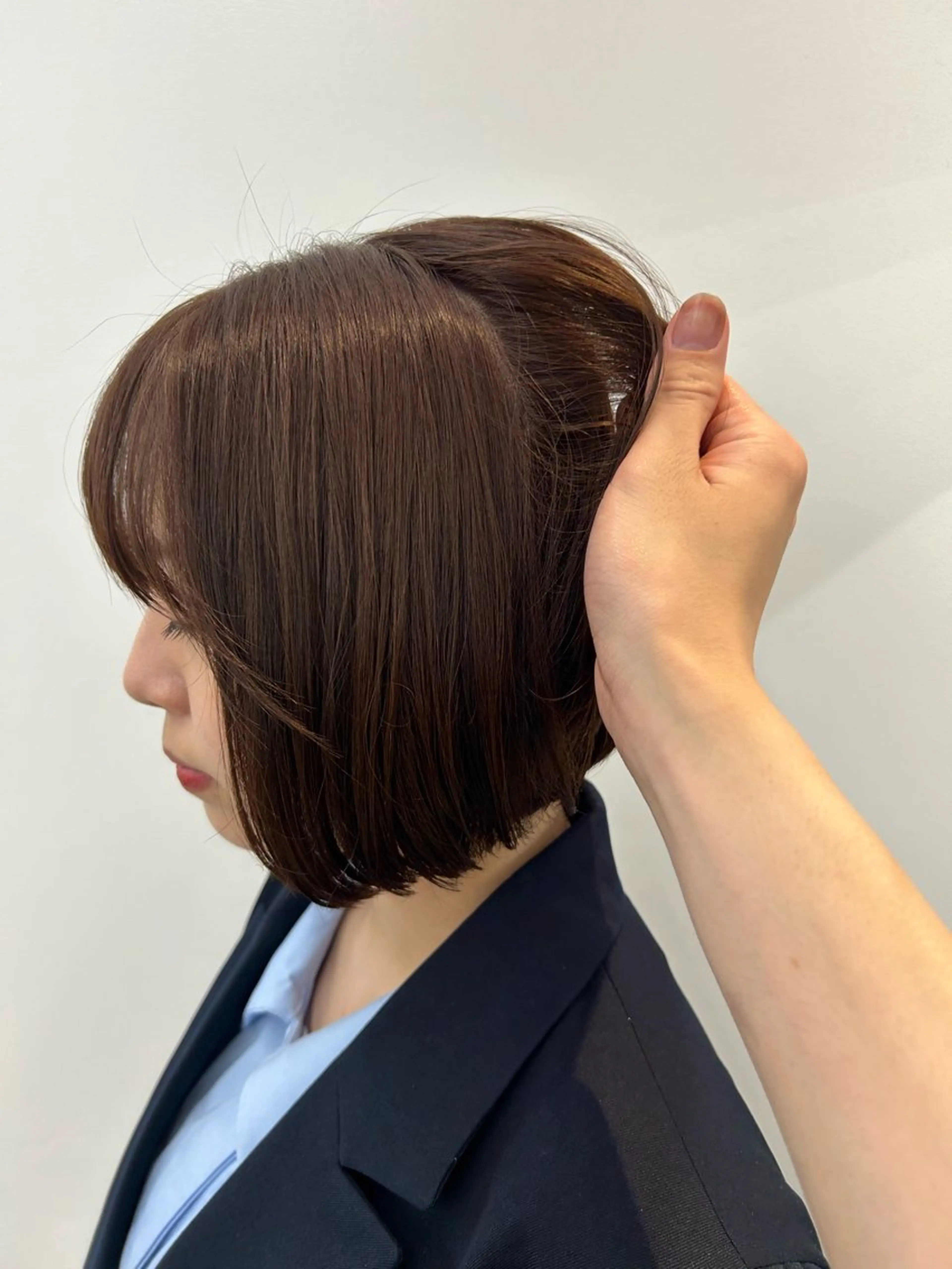 セミロング カラー カット ヘアカラー トリートメント 浅倉艶🐈‍⬛ /ウルフ/レイヤーのヘアスタイル