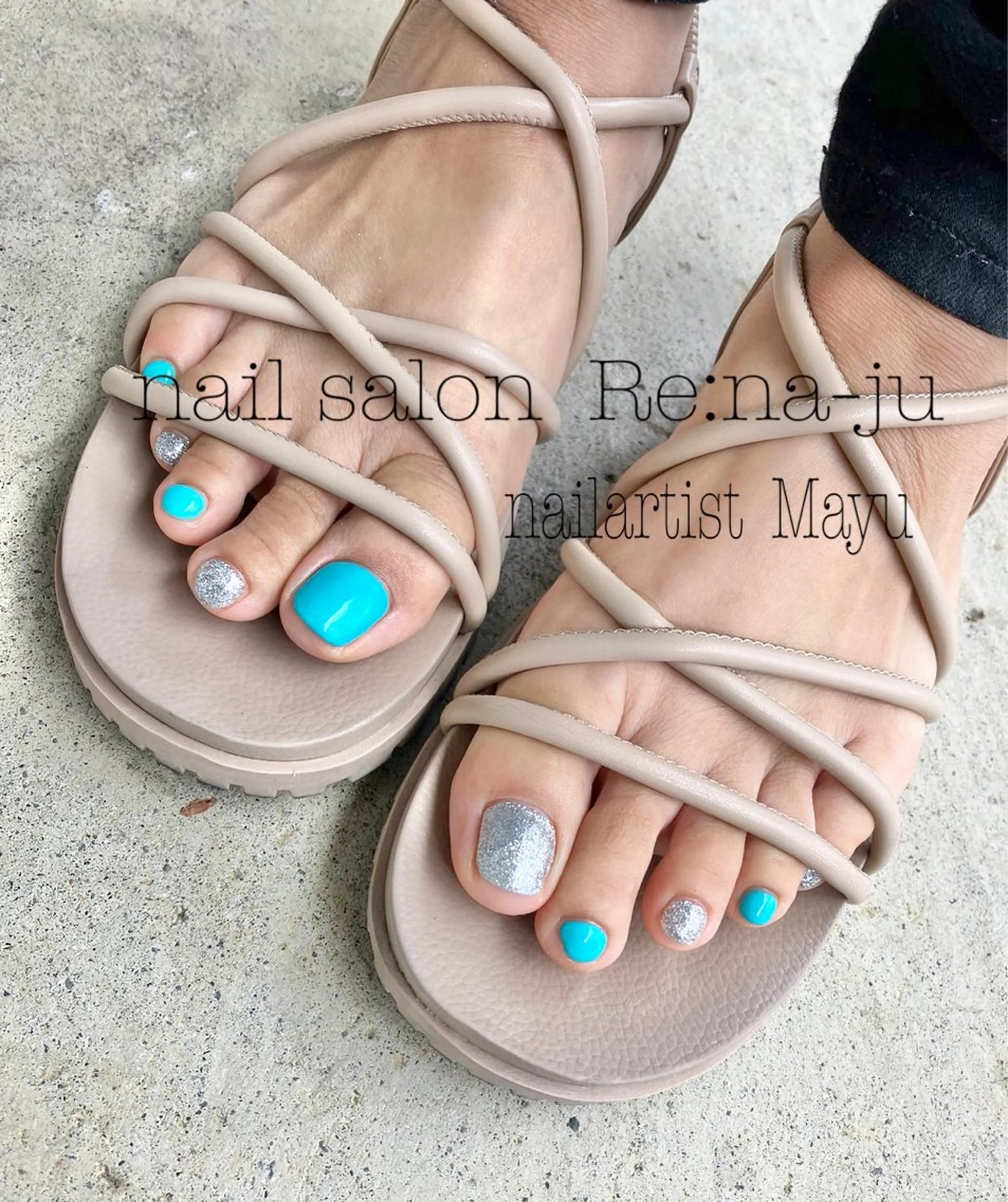 ネイル フットネイル nail salon Re:na-juのネイルデザイン
