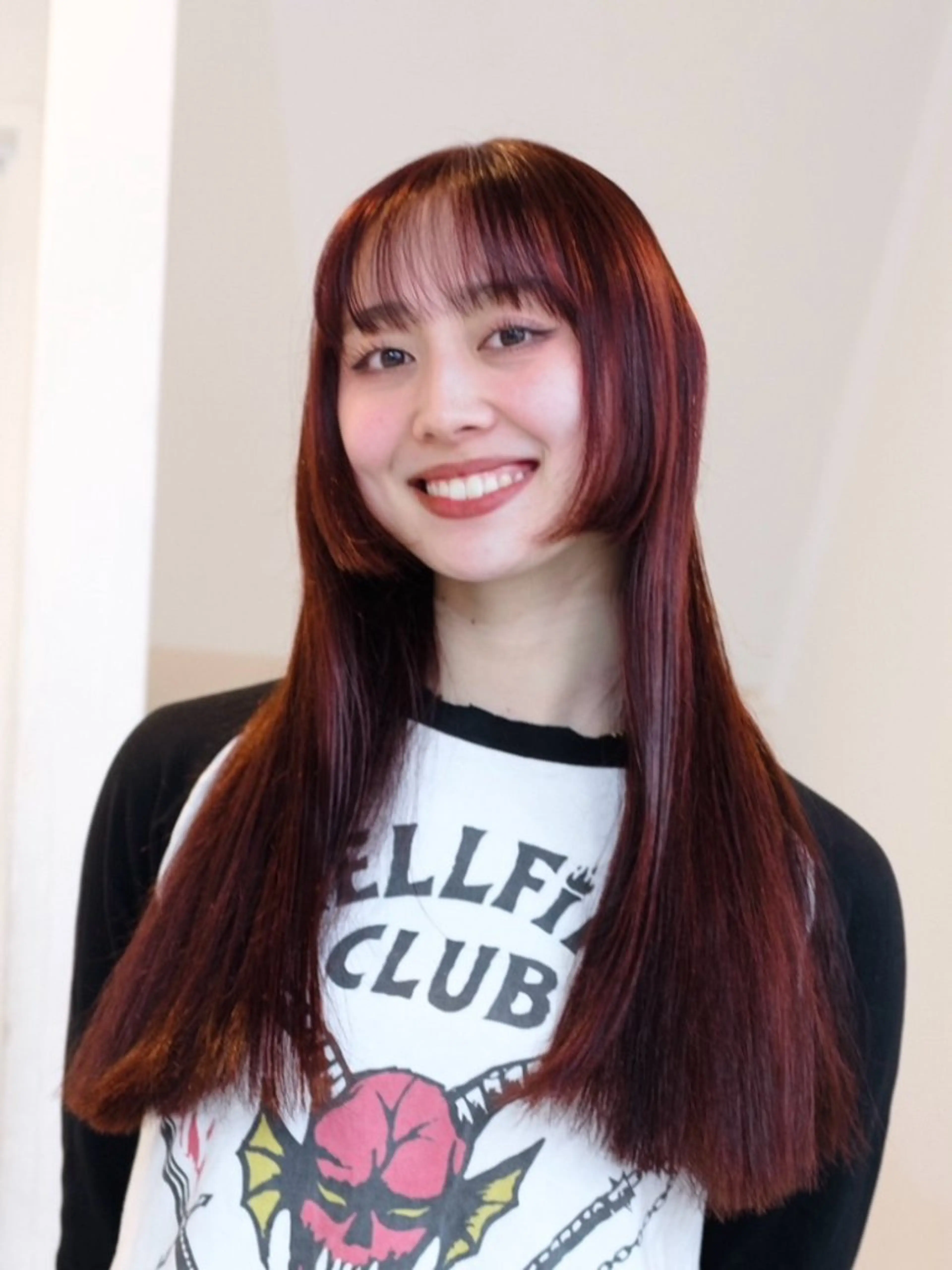 ロング カラー ヘアアレンジ カット ヘアカラー トリートメント HAIR SALON fuugaせんげん台店所属・ハイトーン/デザイン カラー/あおいのヘアスタイル