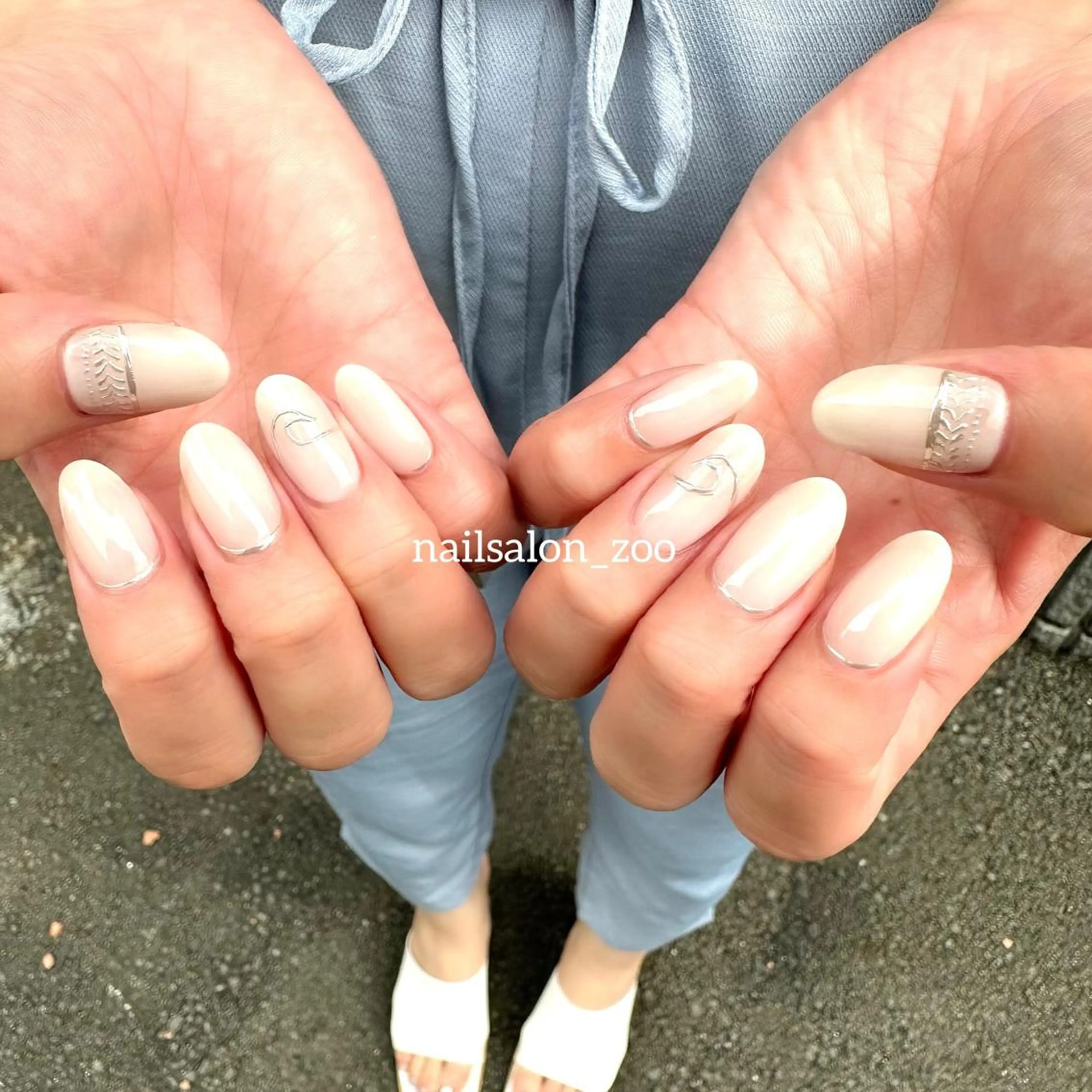 ネイル ニュアンスネイル ハンドネイル Nroom. /はるのネイルデザイン