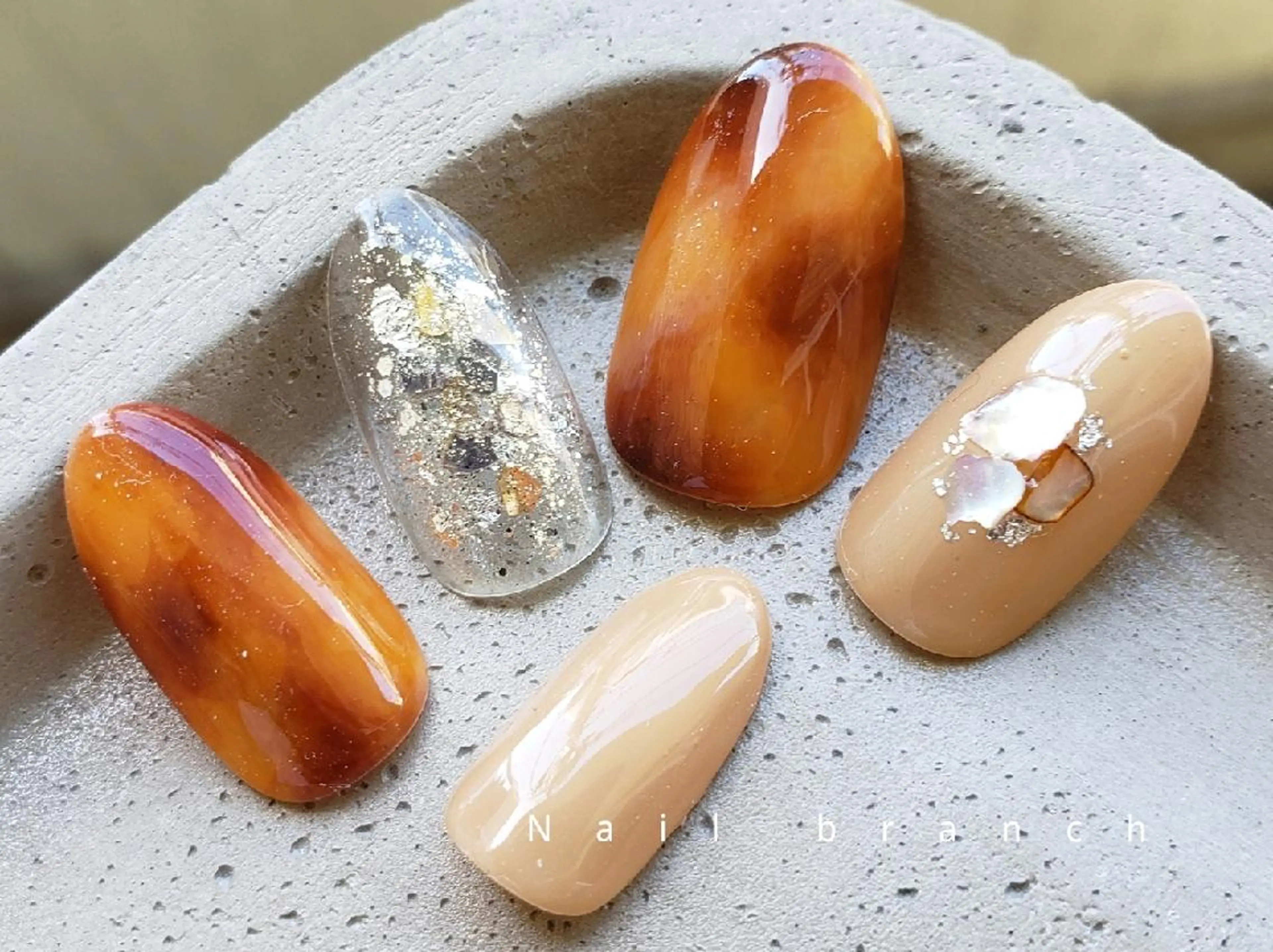 ネイル べっ甲ネイル Nail branchのネイルデザイン