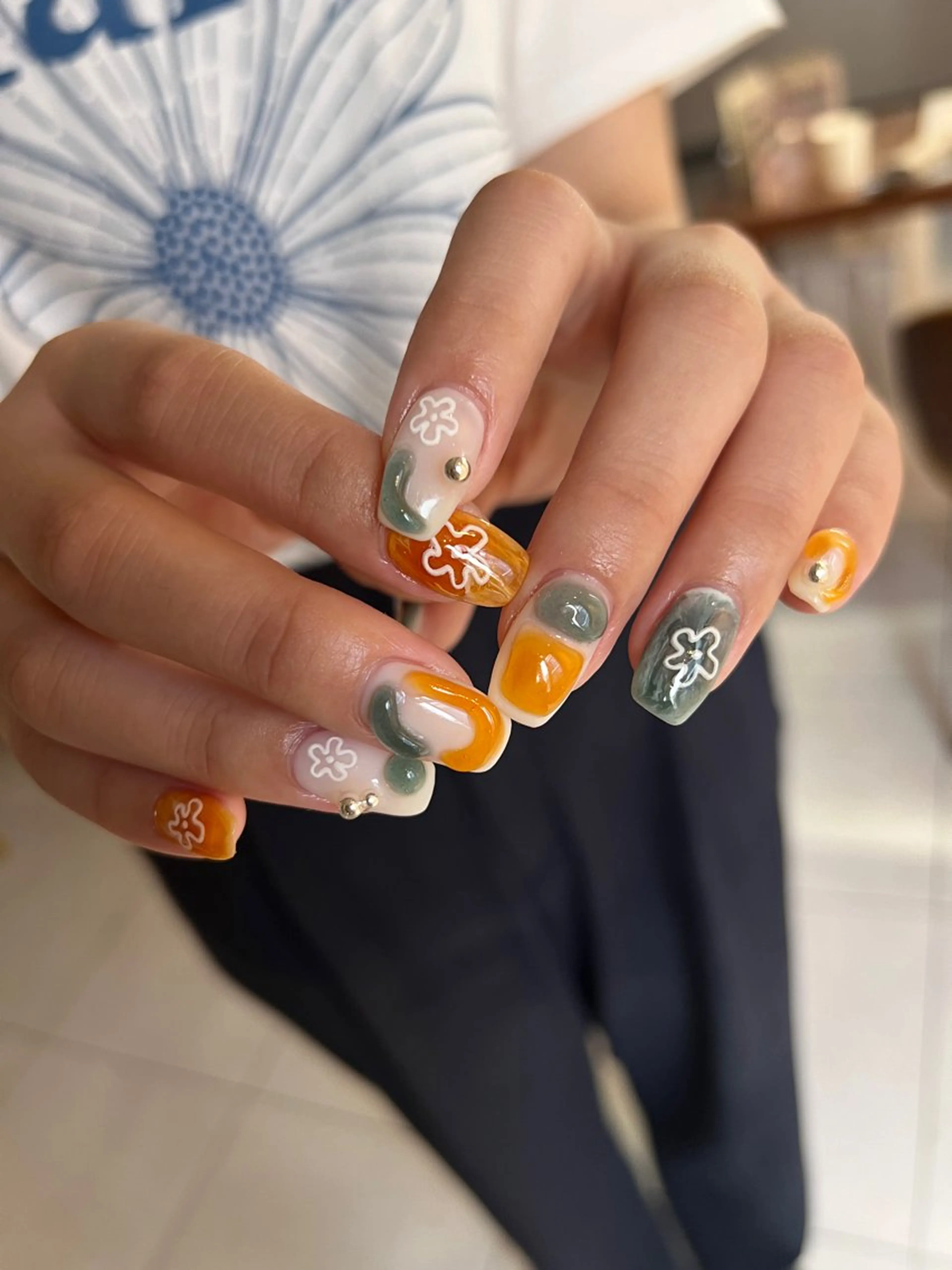 ネイル ハンドネイル 深田 美雪のネイルデザイン