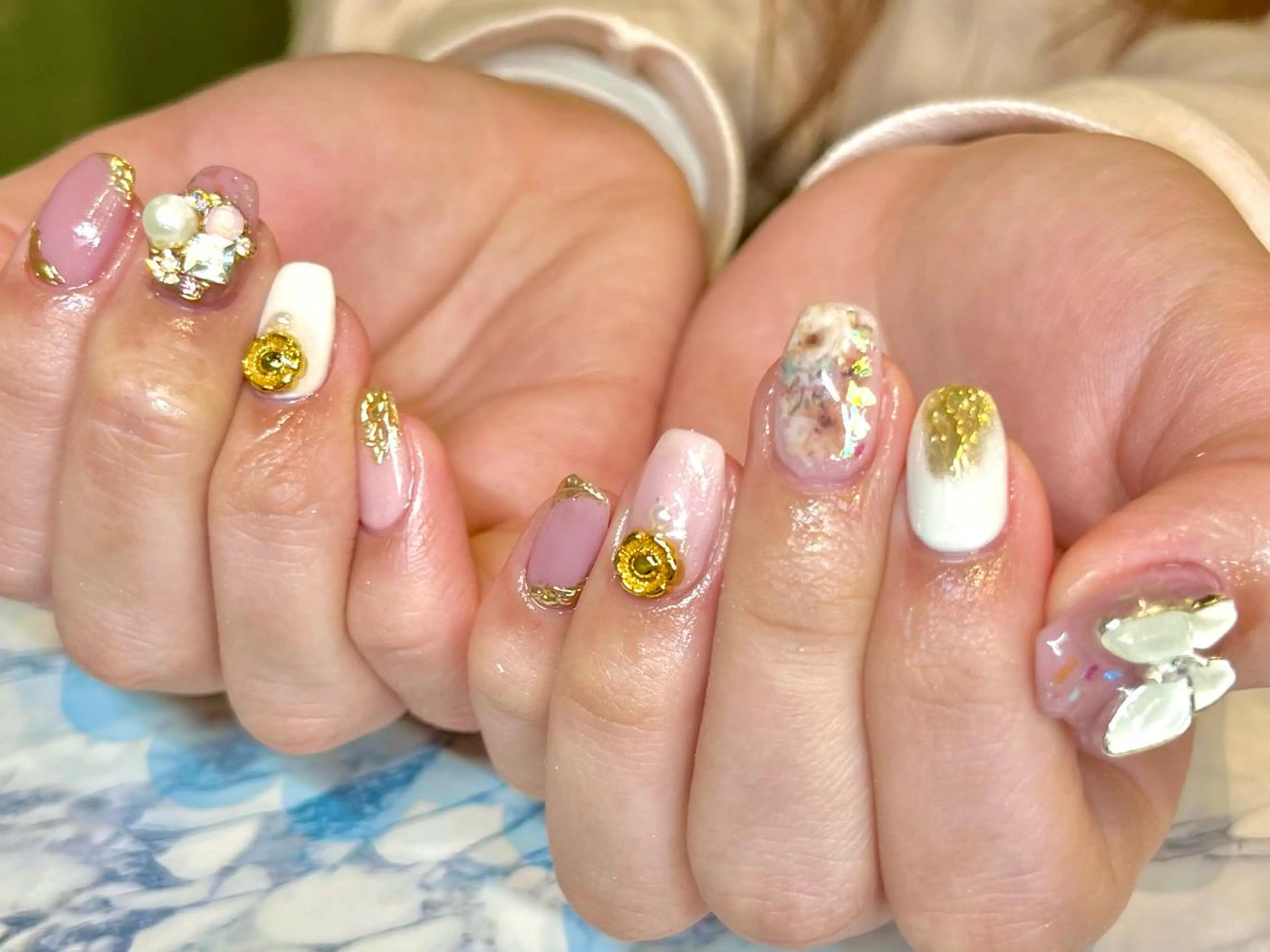 ショート ネイル アートネイル オフィスネイル ワンカラーネイル ショートネイル ネイルサロン リリーブランシュ所属・森 瑞紀のネイルデザイン