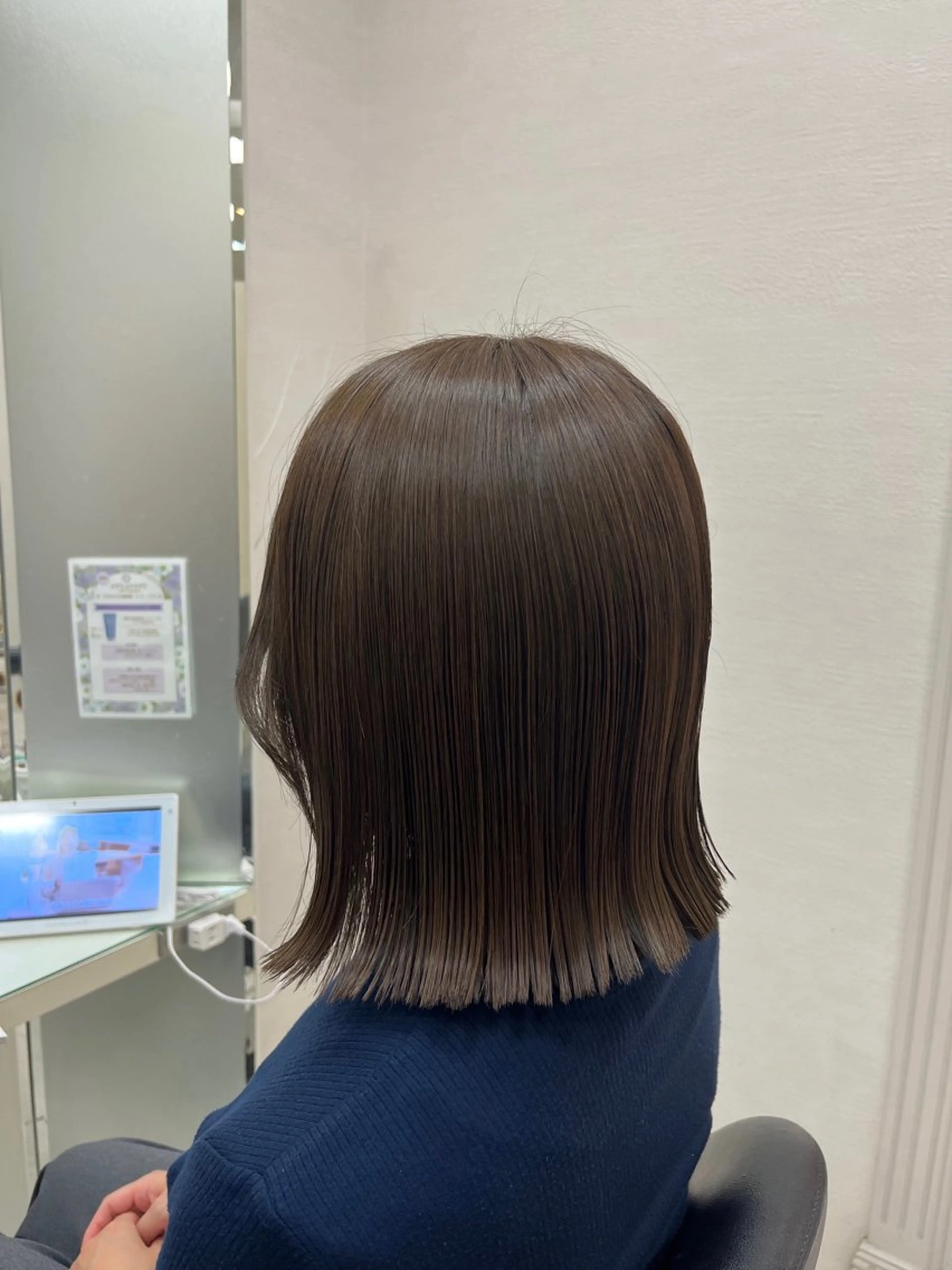 ミディアム カット ヘアカラー バレイヤージュ/ヘア アレンジ/shionのヘアスタイル