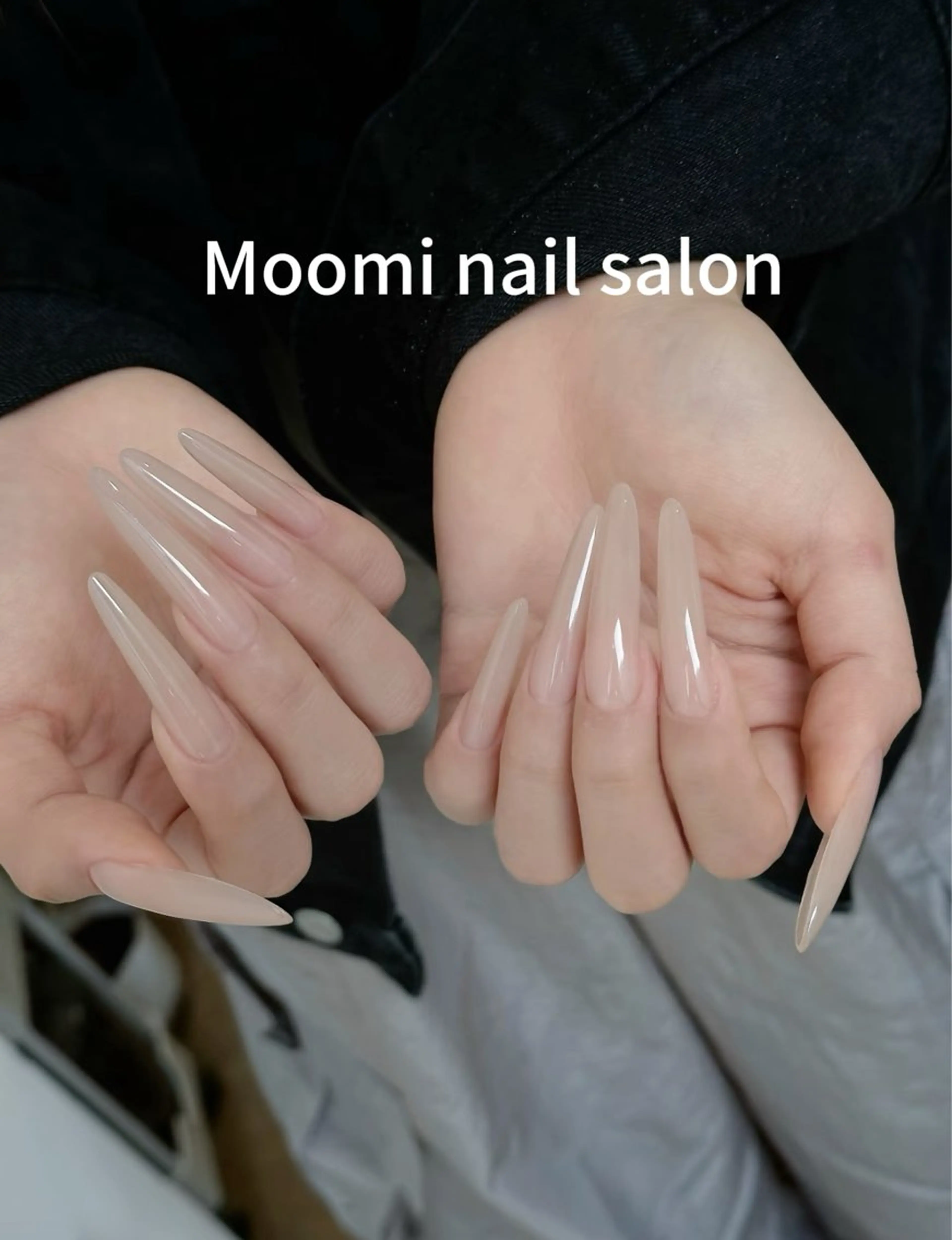 ロング ハンドネイル Moomi あずりのネイルデザイン