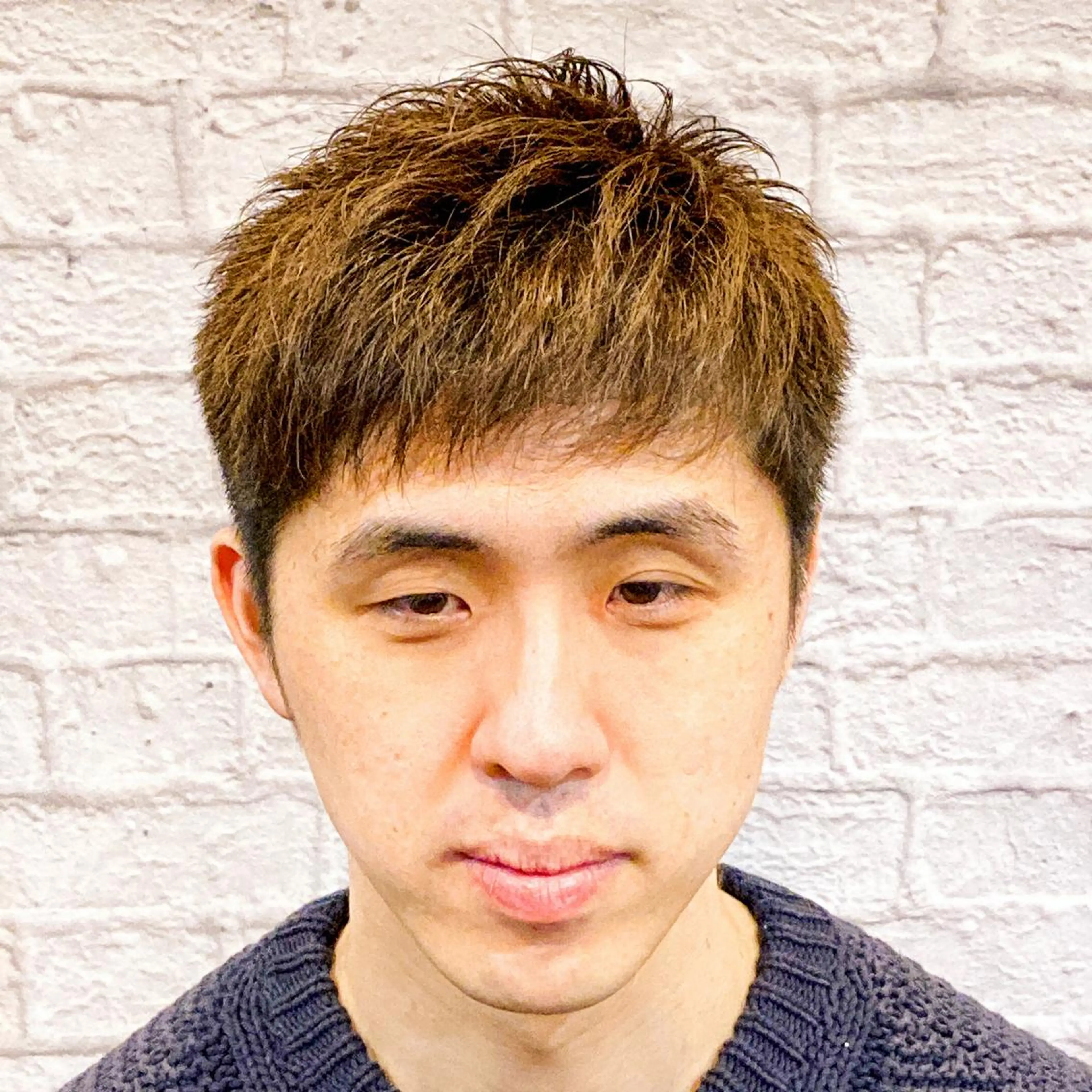 ショート メンズ カット ヘアカラー お客様満足度NO.1 小林真弥のヘアスタイル
