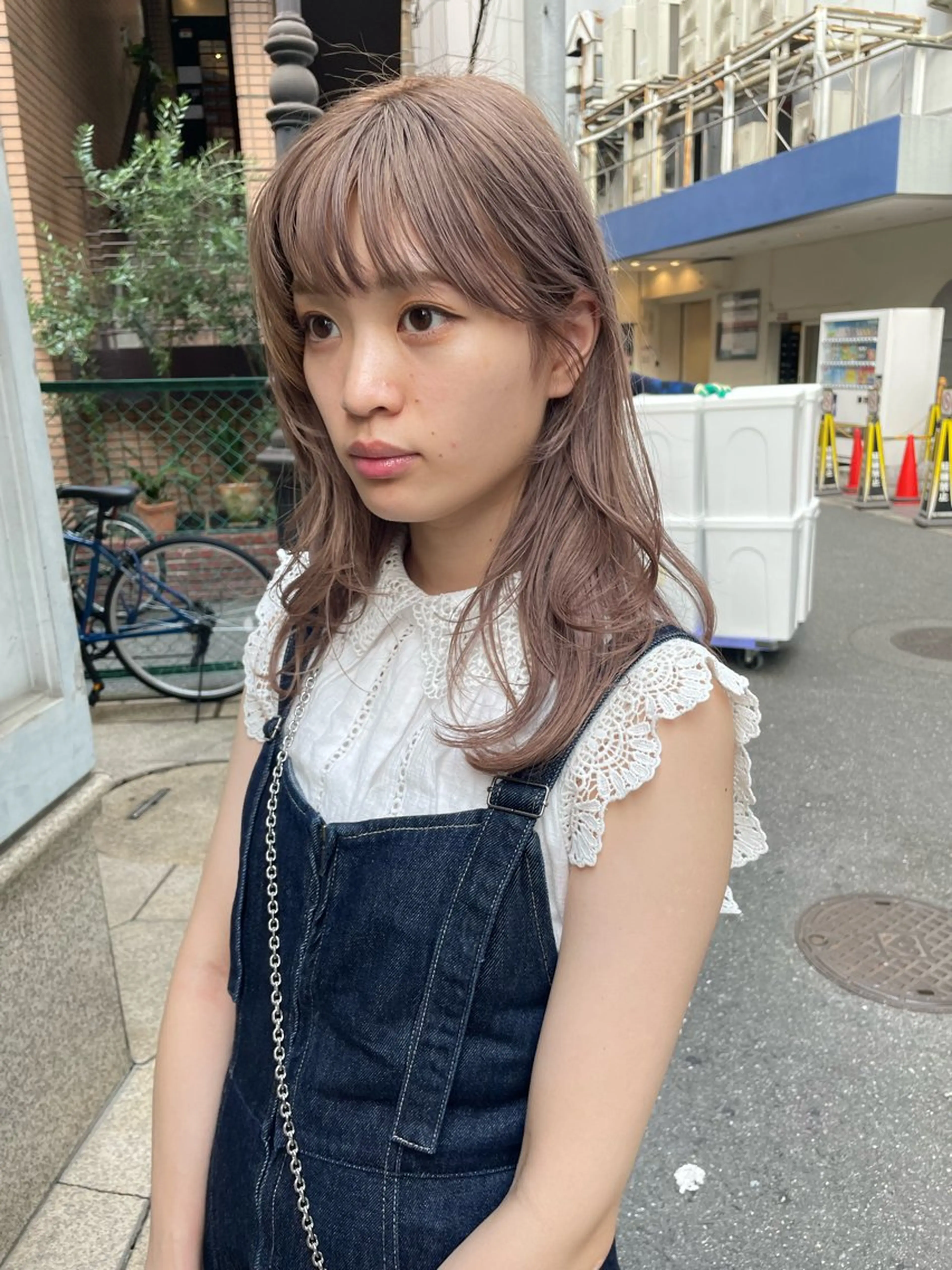 セミロング 細山田 りゅうせいのヘアスタイル